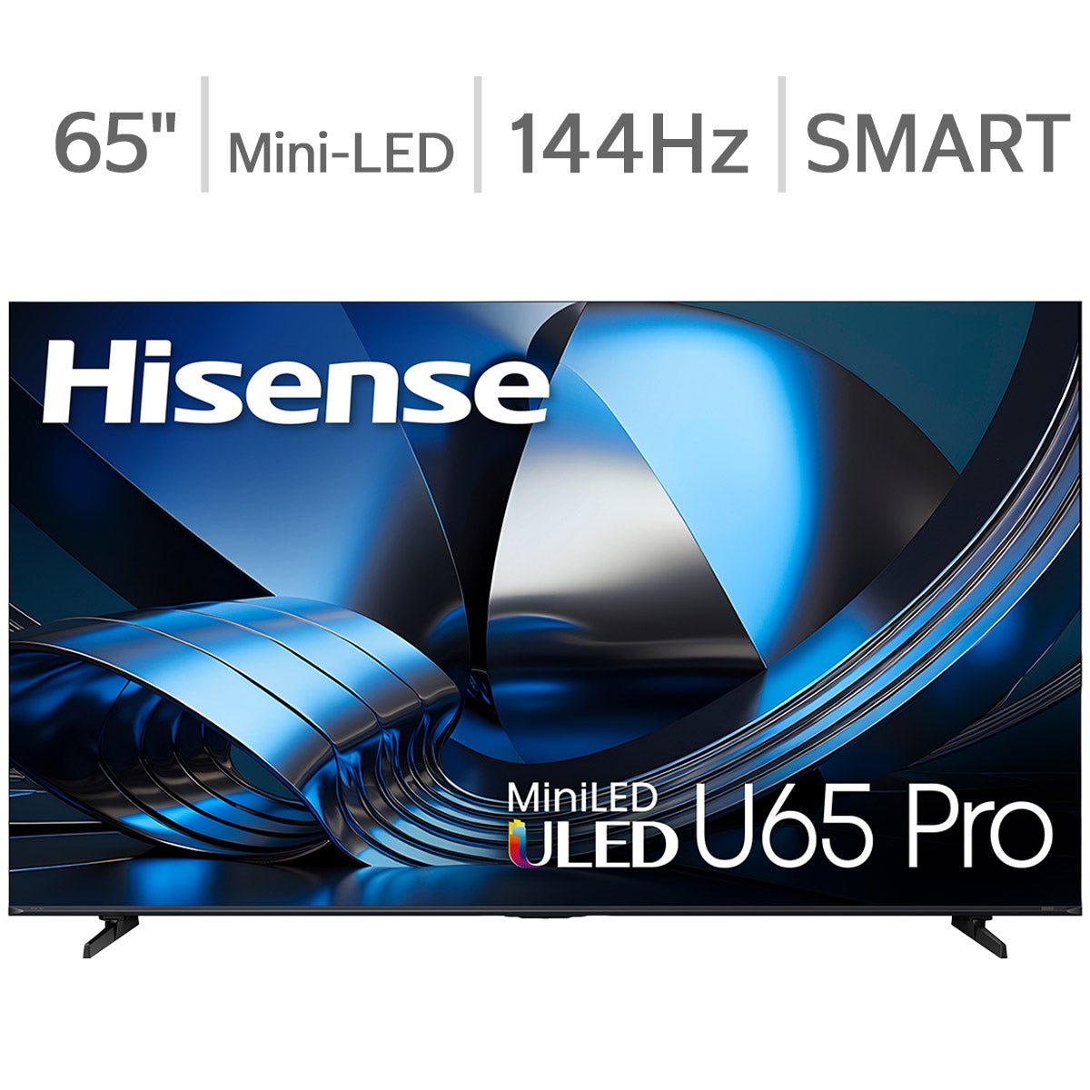 Hisense 65" Class - U65 Pro Series - 4K ULED MiniLED Smart TV - Allstate 3-Year Protection Plan Bundle Included for 5 Years of Total Coverage*