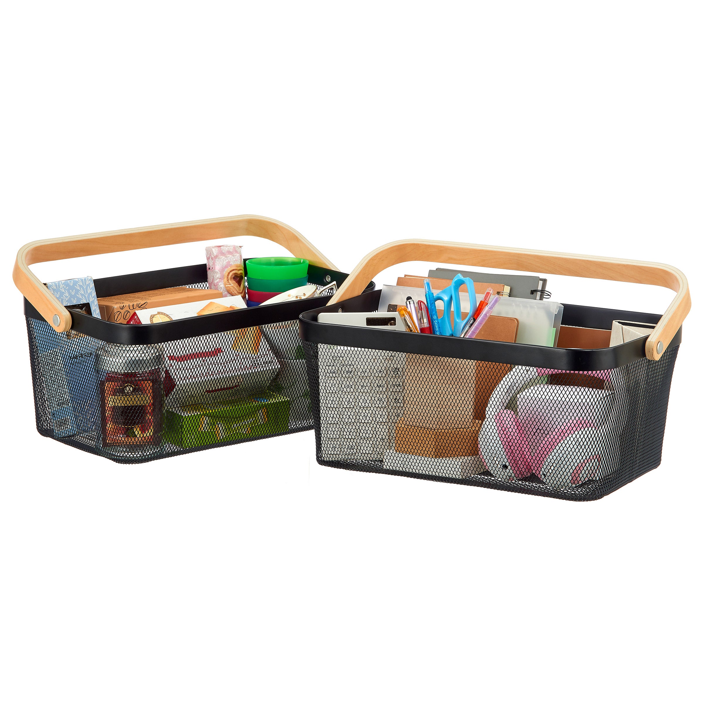 Edifice Mesh Basket with Handle, 2-pack