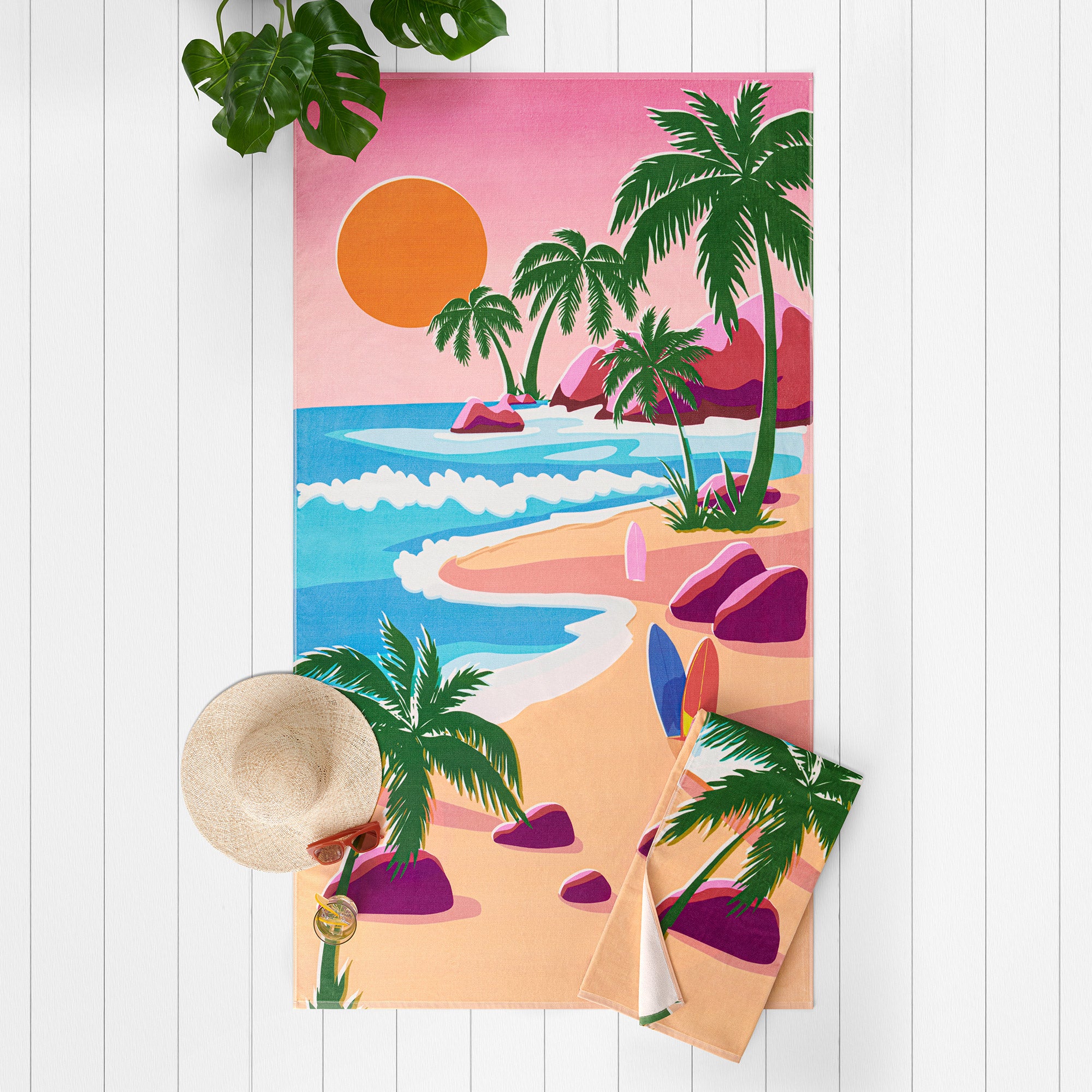 Harbor Bay Beach Towels, 2-pack