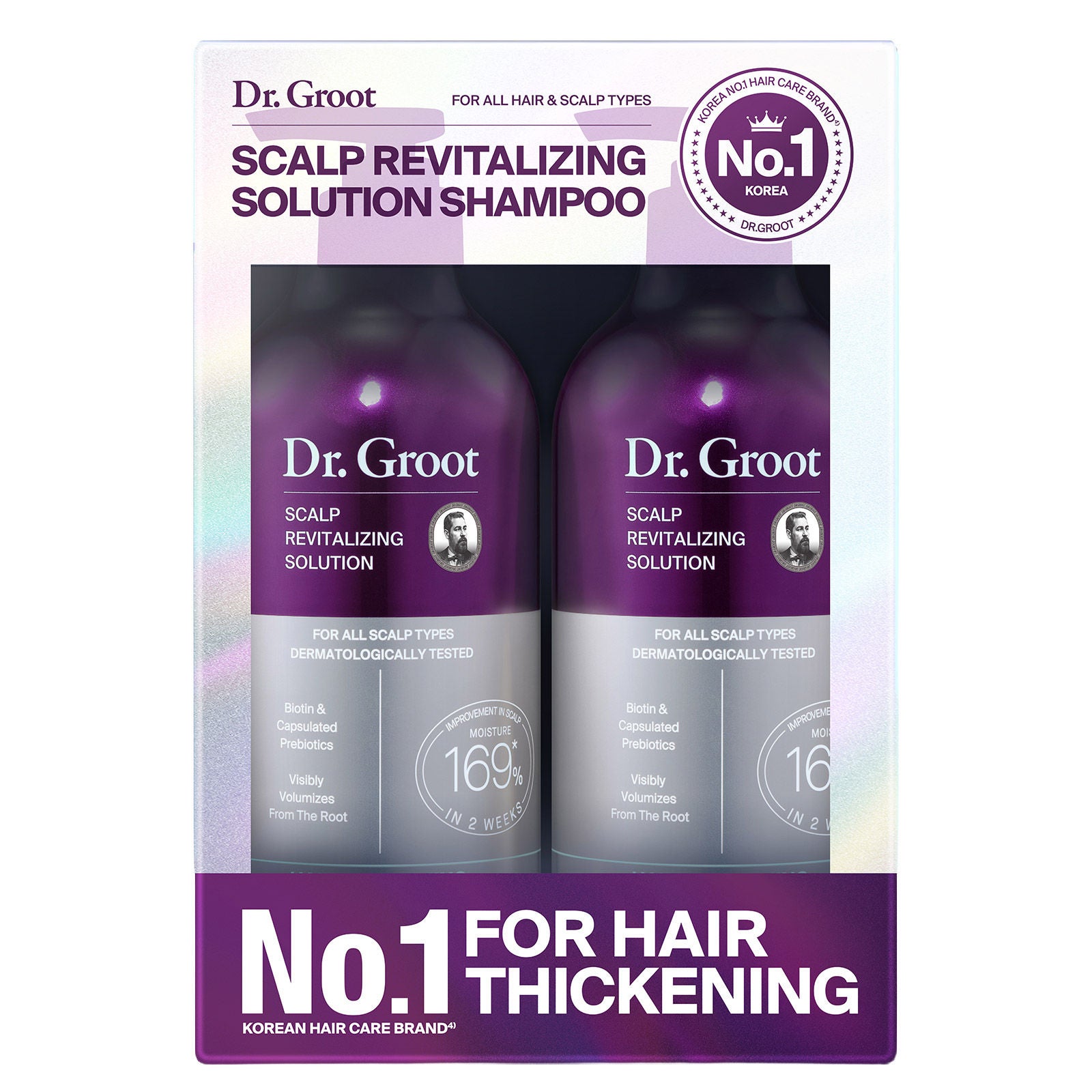 Dr. Groot Scalp Revitalizing Shampoo, 23.6 fl oz, 2-pack