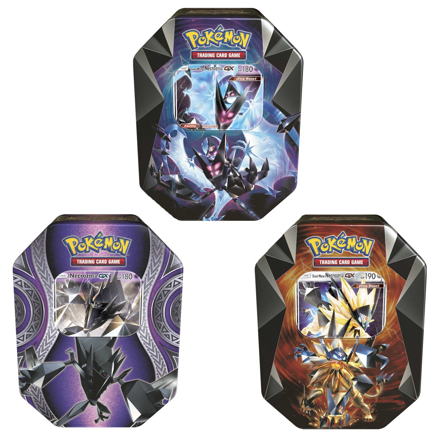 Pokémon Tin Collector’s Edition, 3-pack, Purple