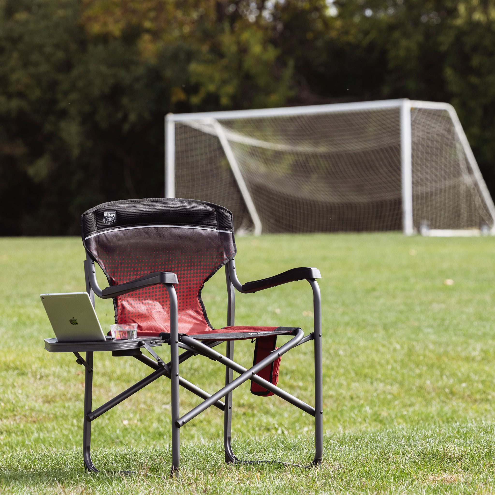 Timber Ridge Heated Director's Chair with Side Table