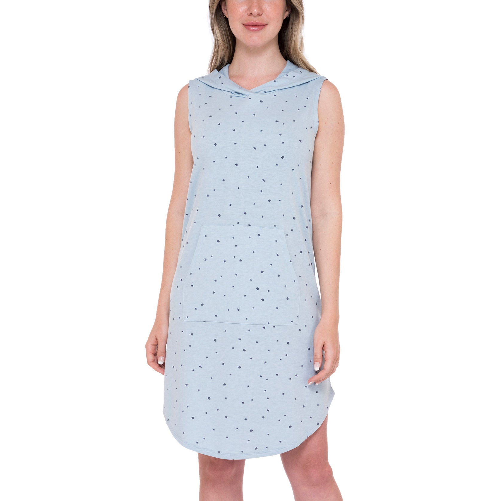 Bobeau Ladies' Hooded Sleeveless Dress