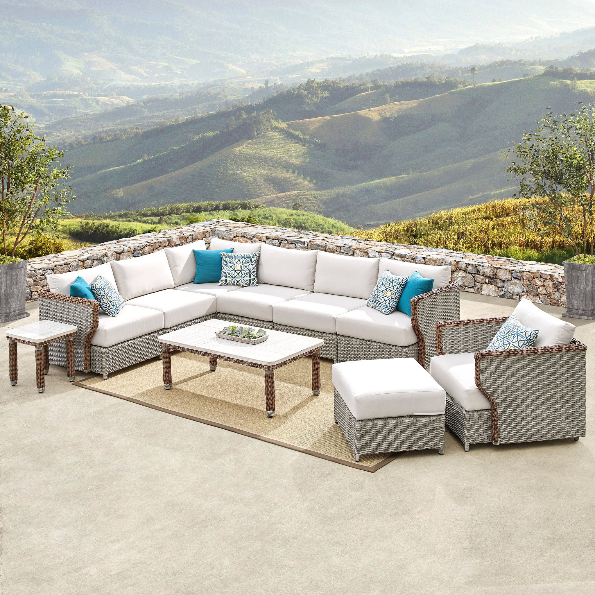 Sirio Richmond 10-piece Outdoor Patio Seating Set