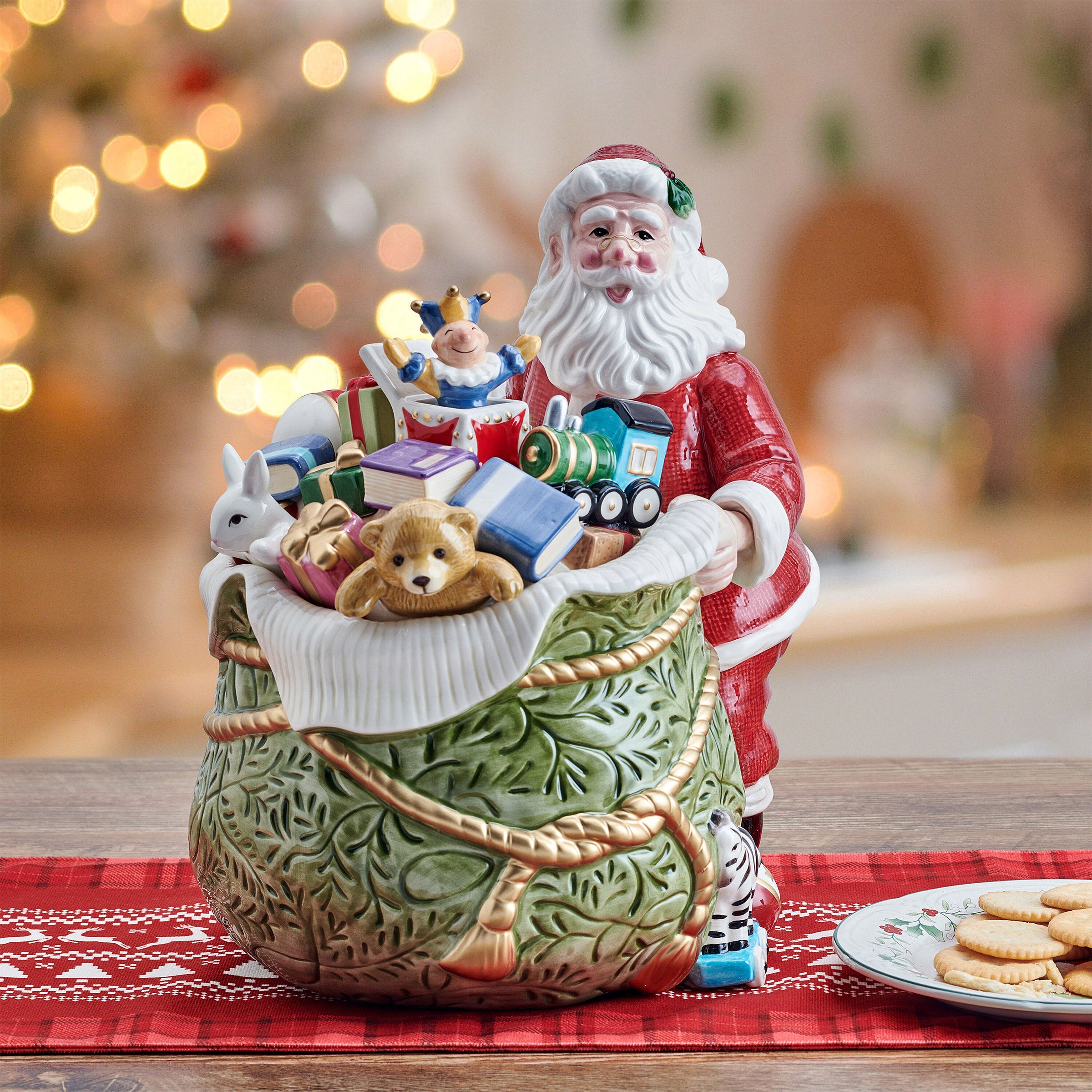 Fitz and Floyd St. Nicholas Cookie Jar