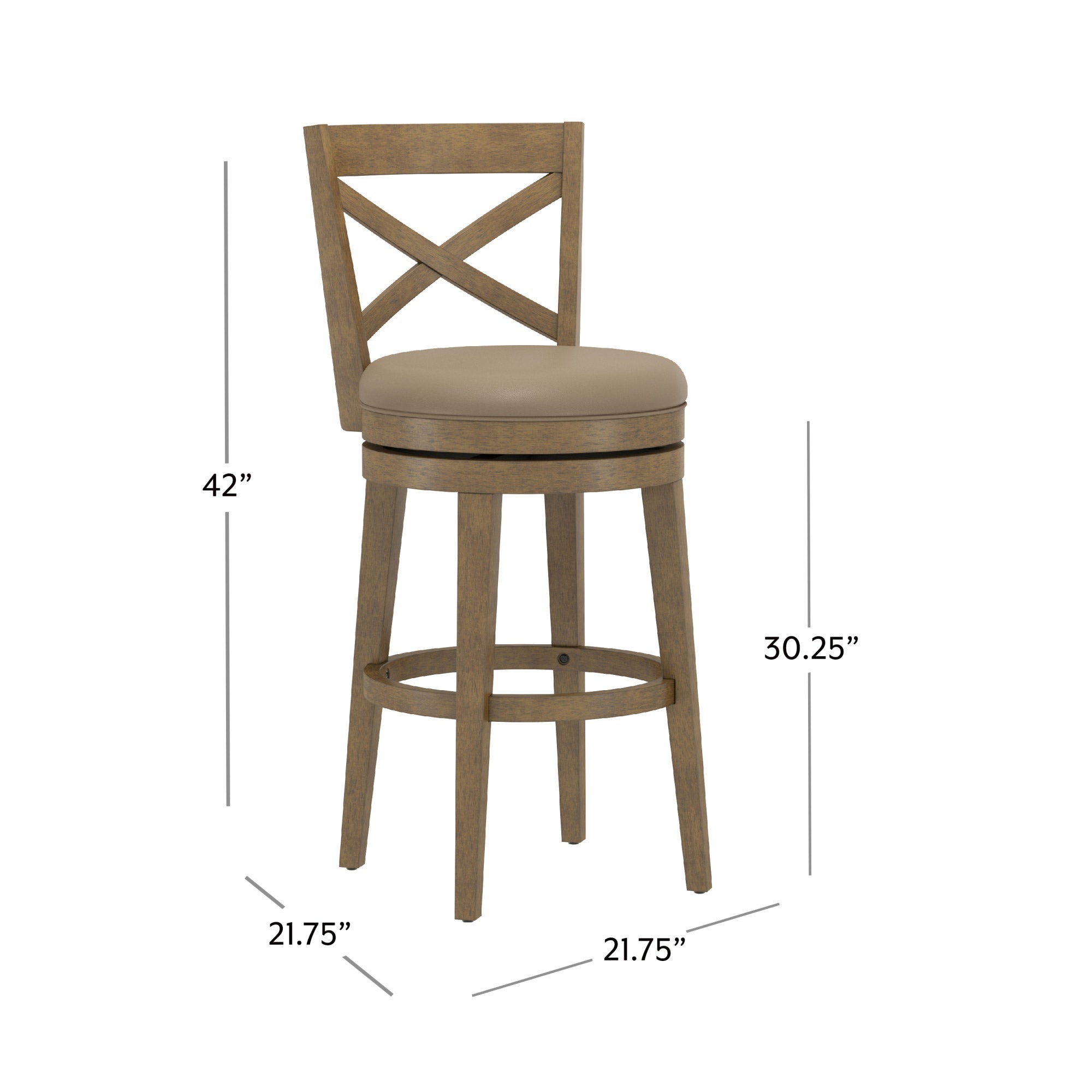 Grace Bar Height Swivel Stool