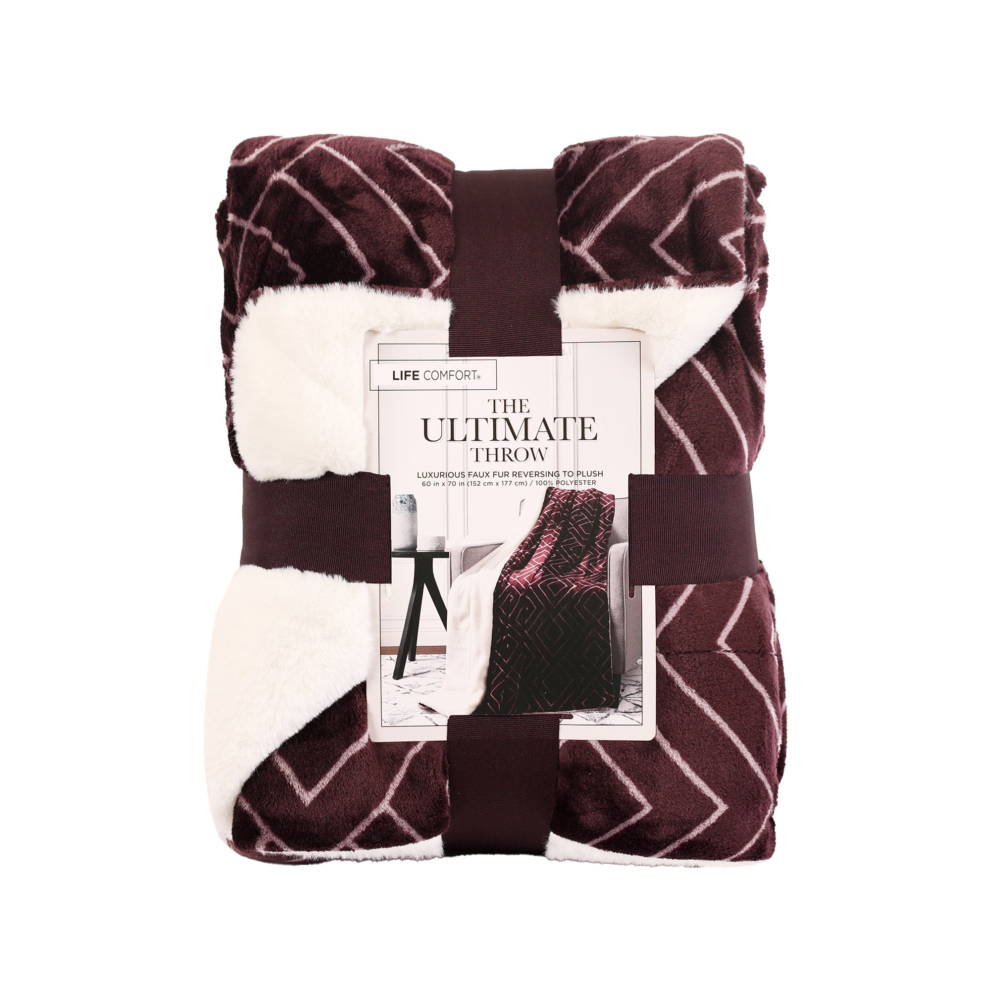 Life Comfort Ultimate Faux Fur Throw