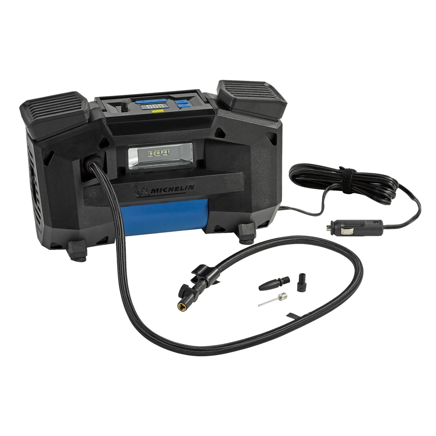 Michelin Programmable Super-Fast Double Piston Digital Tire Inflator
