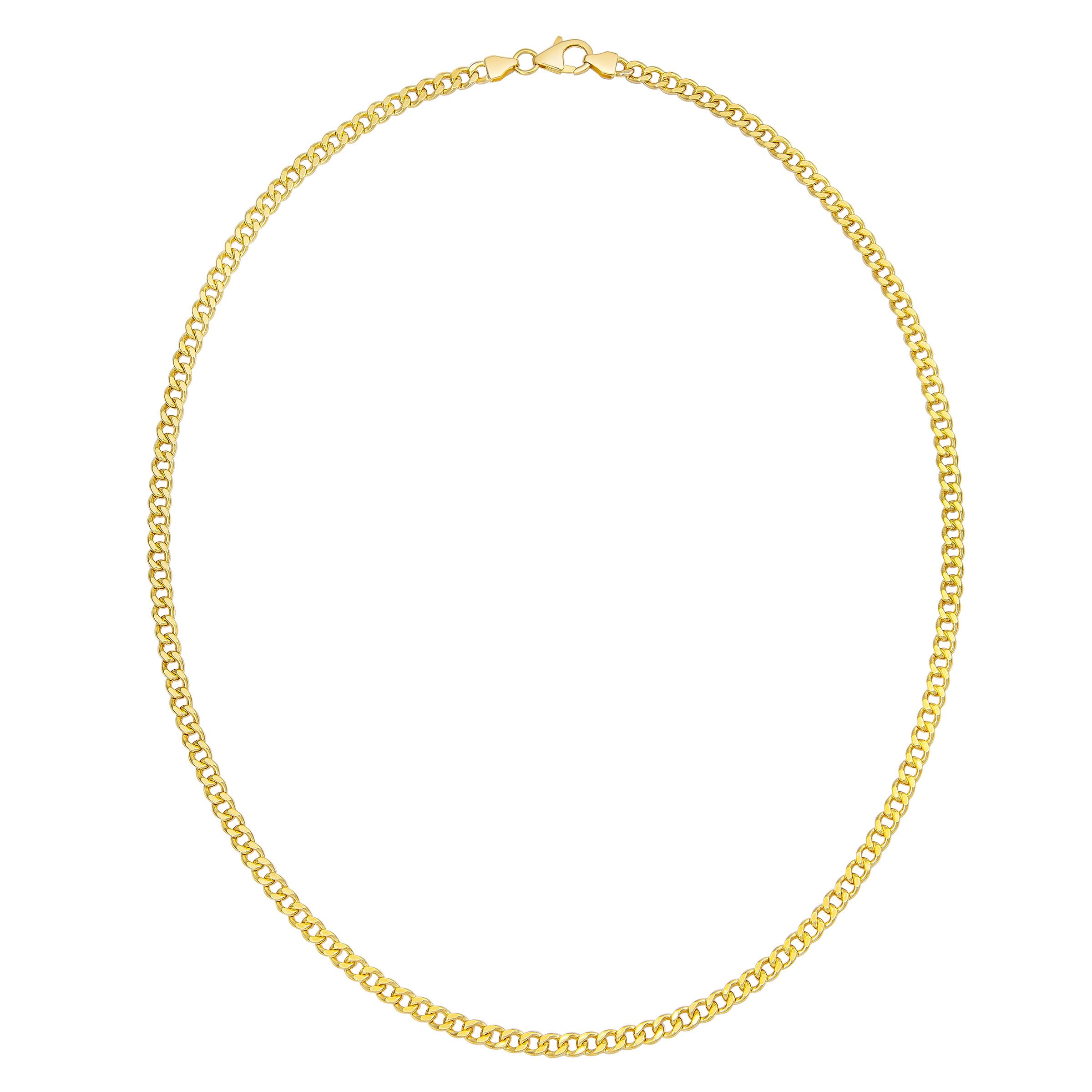 14kt Yellow Gold Mini Curb Necklace