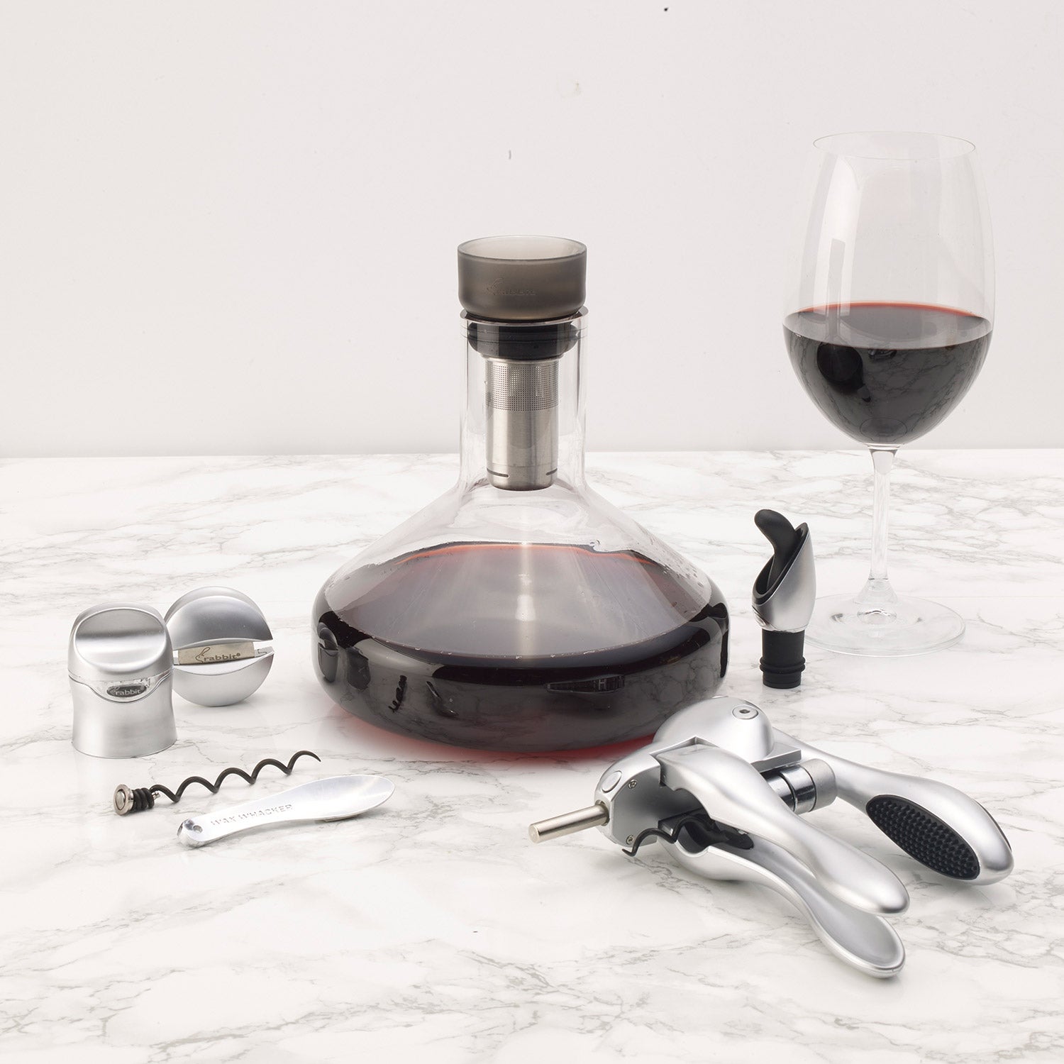 Rabbit Open and Serve Wine Set, 7-piece