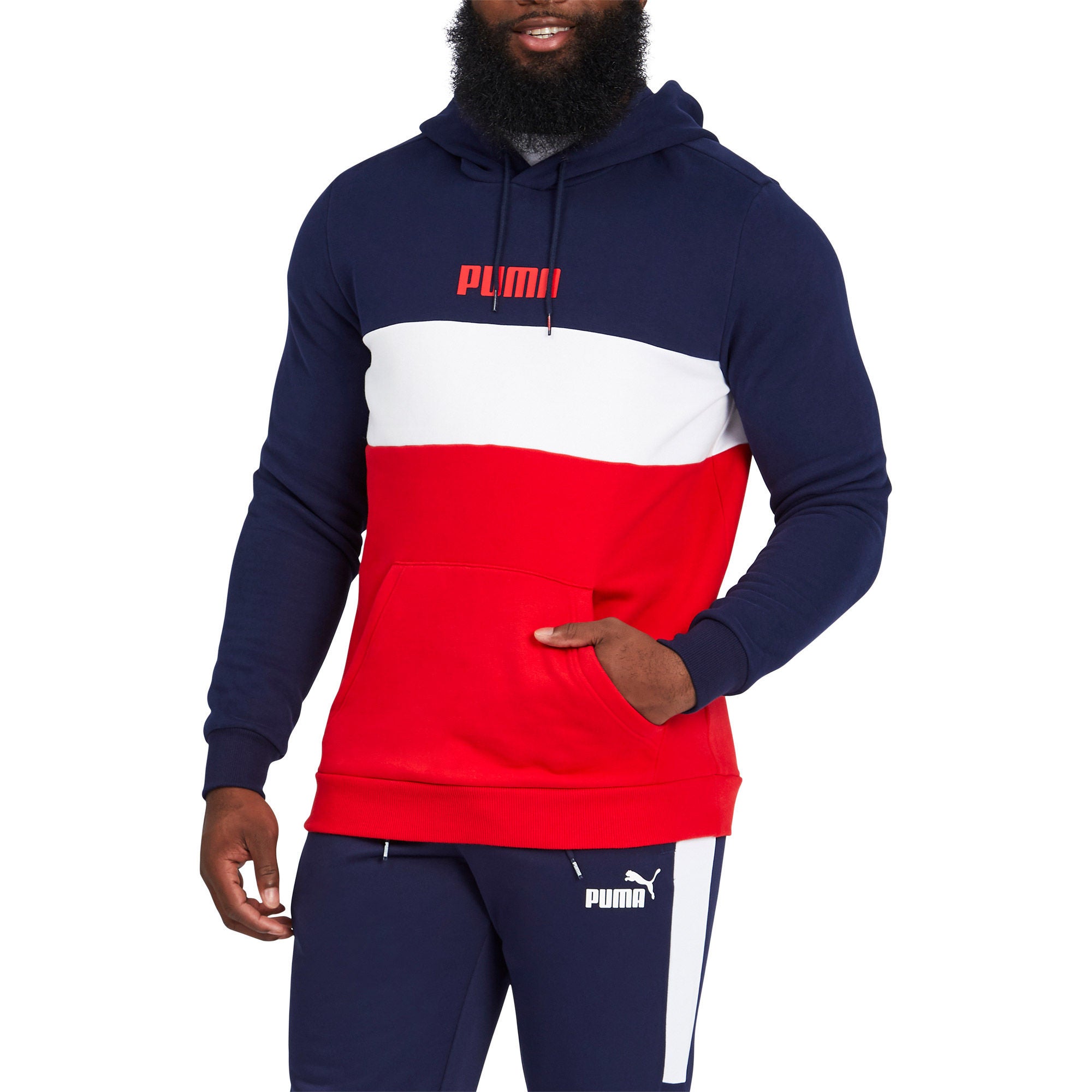 Puma Men's Pullover Hooded Sweatshirt
