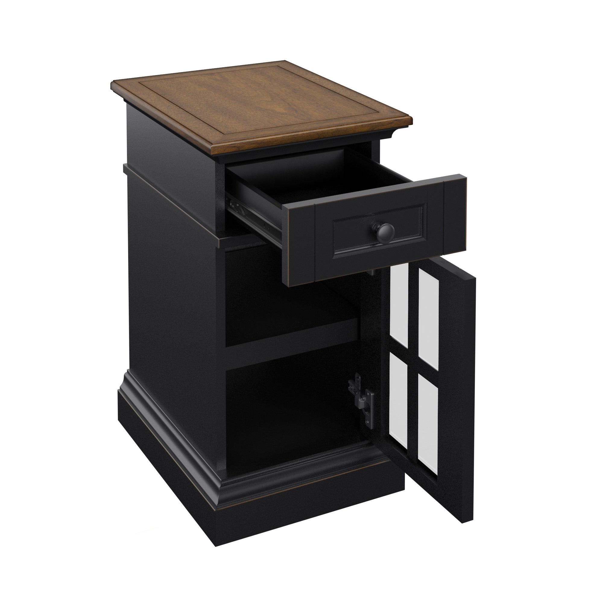 Tresanti Nathaniel Chairside Table with Power