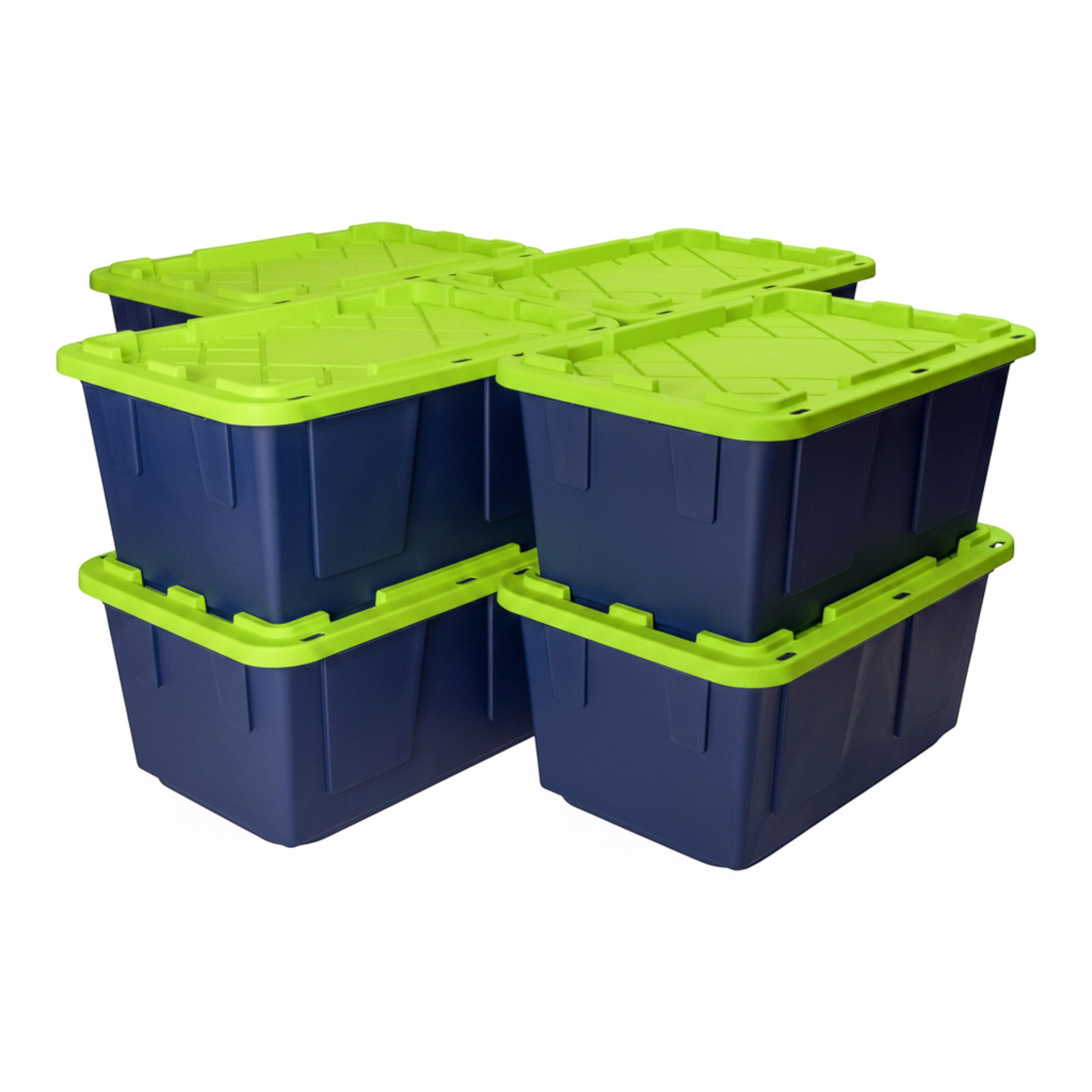 Greenmade 27 Gallon Tailgate Storage Bin, 8-pack