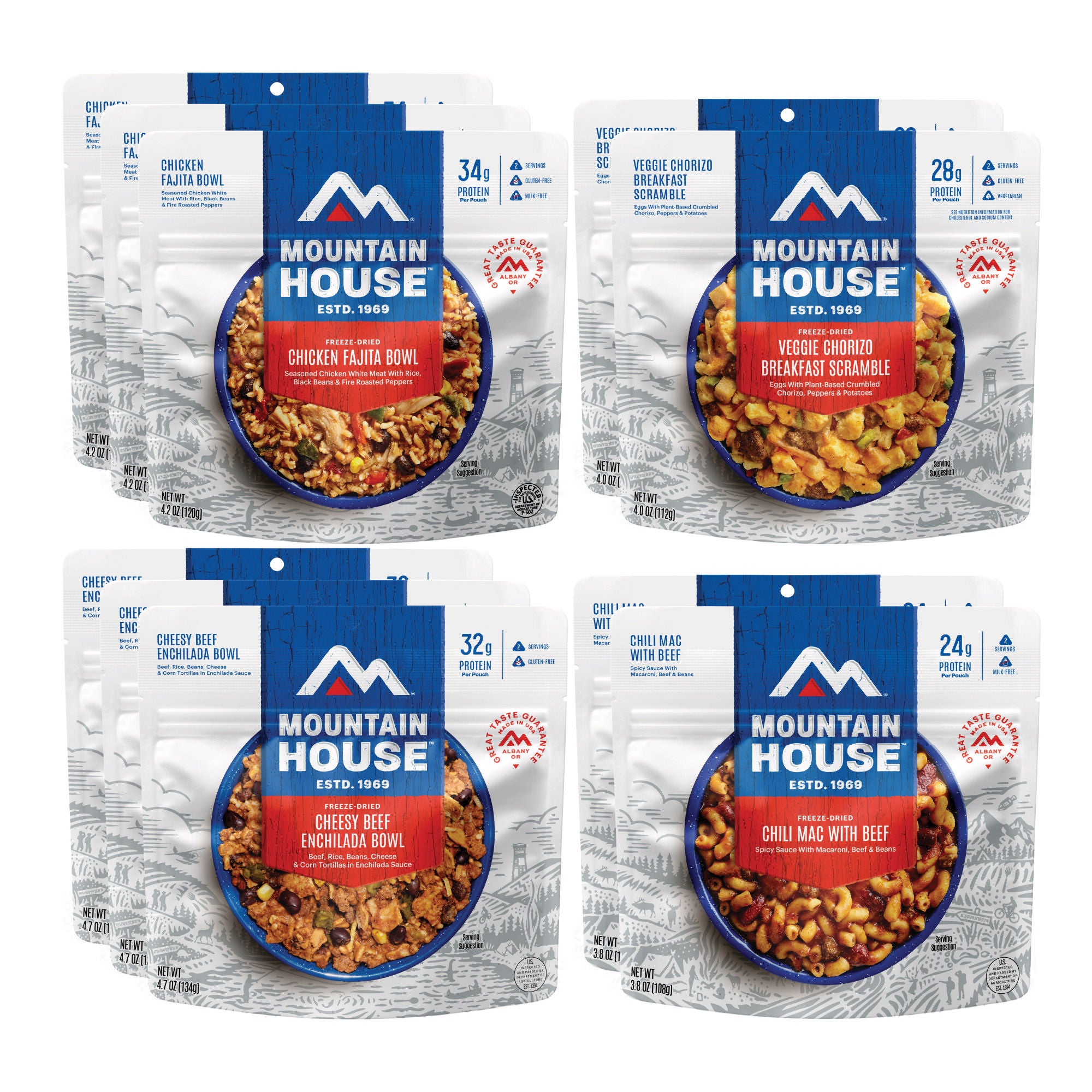 Mountain House Southwest Faves Kit, 10 Pouches, 20 Total Servings