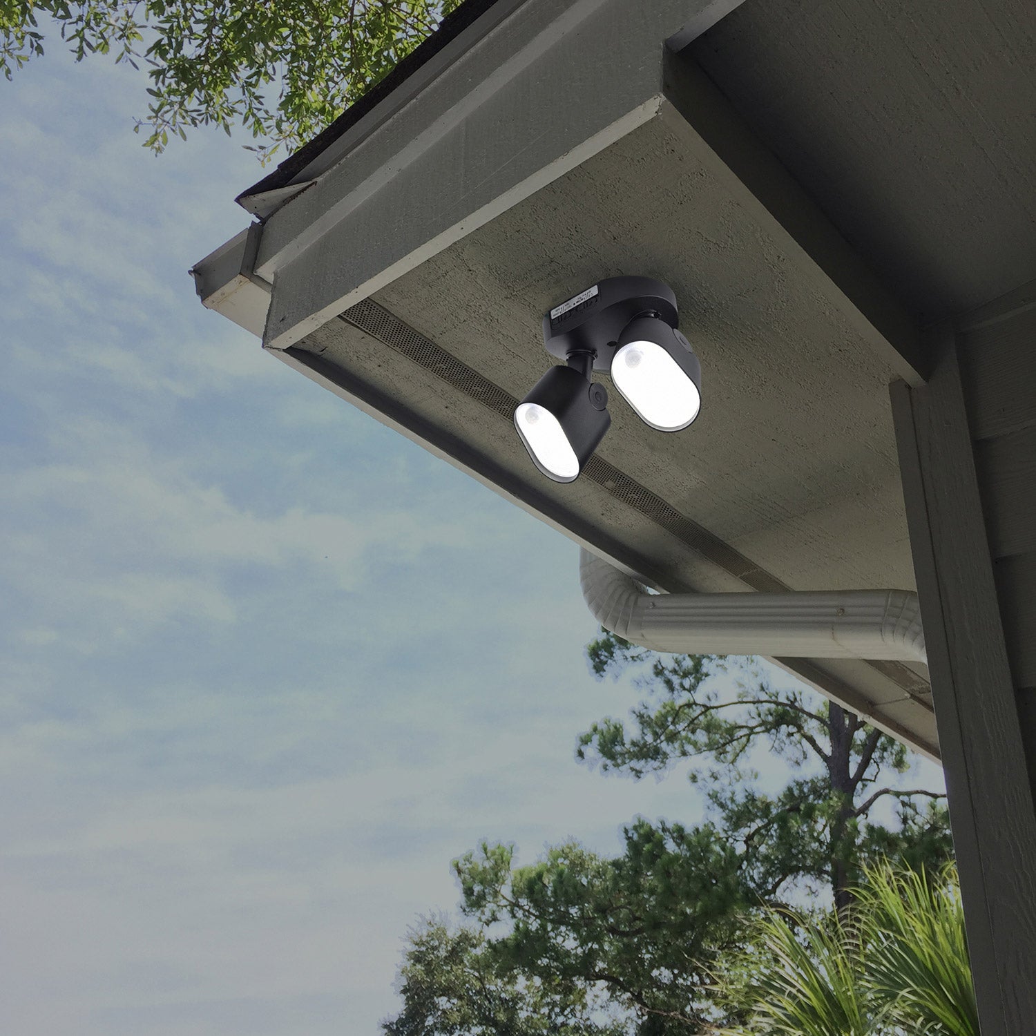 Lutec Outdoor 2 Head LED Security Light