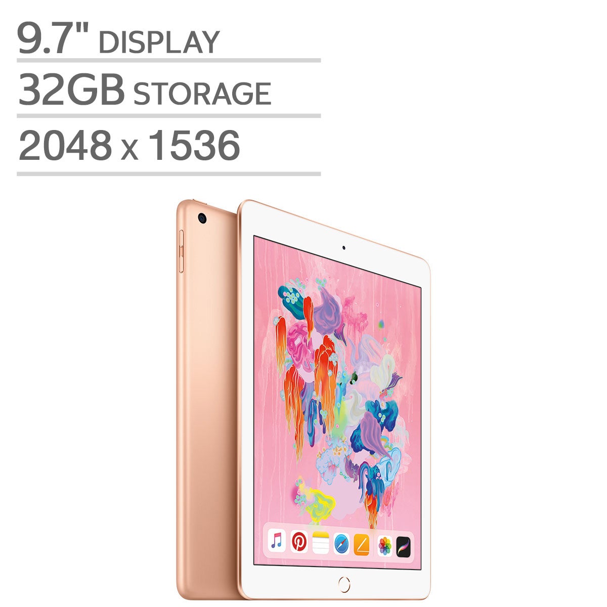 6th Gen Apple iPad A10 Fusion Chip 32GB - Gold