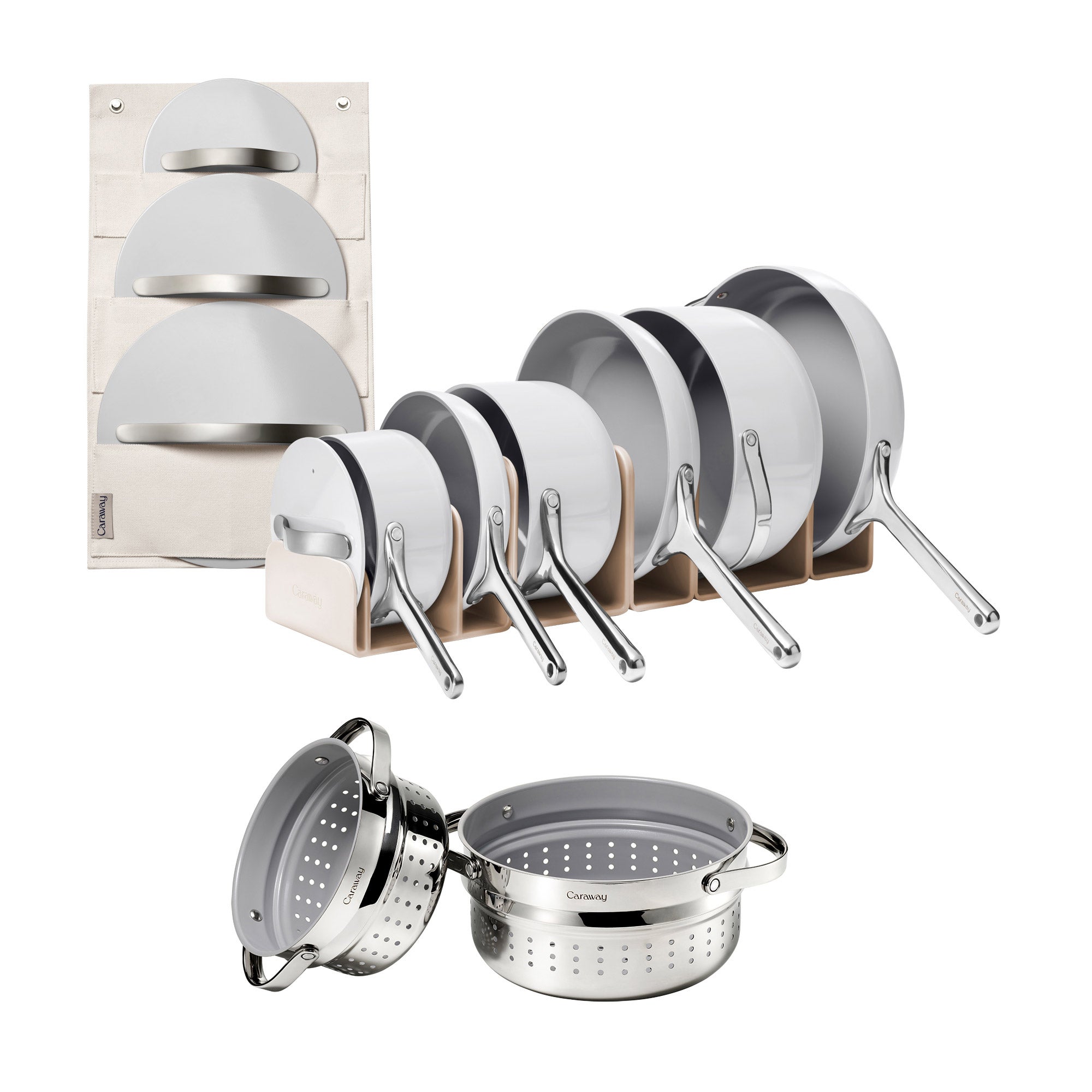 Caraway 18-piece Ceramic Cookware Set