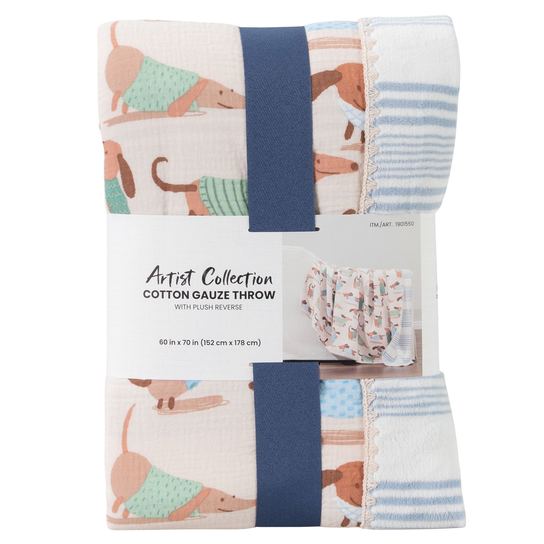 Artist Collection Cotton Gauze Throw
