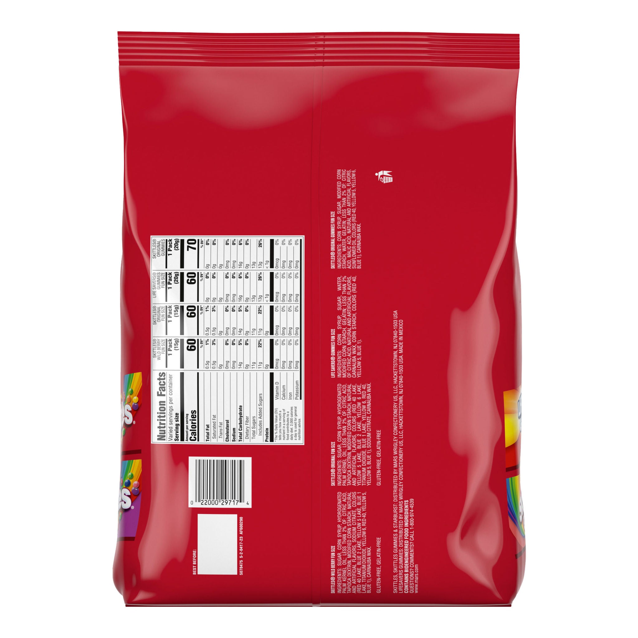 Skittles and Lifesaver Candy, Variety Pack, 100-count