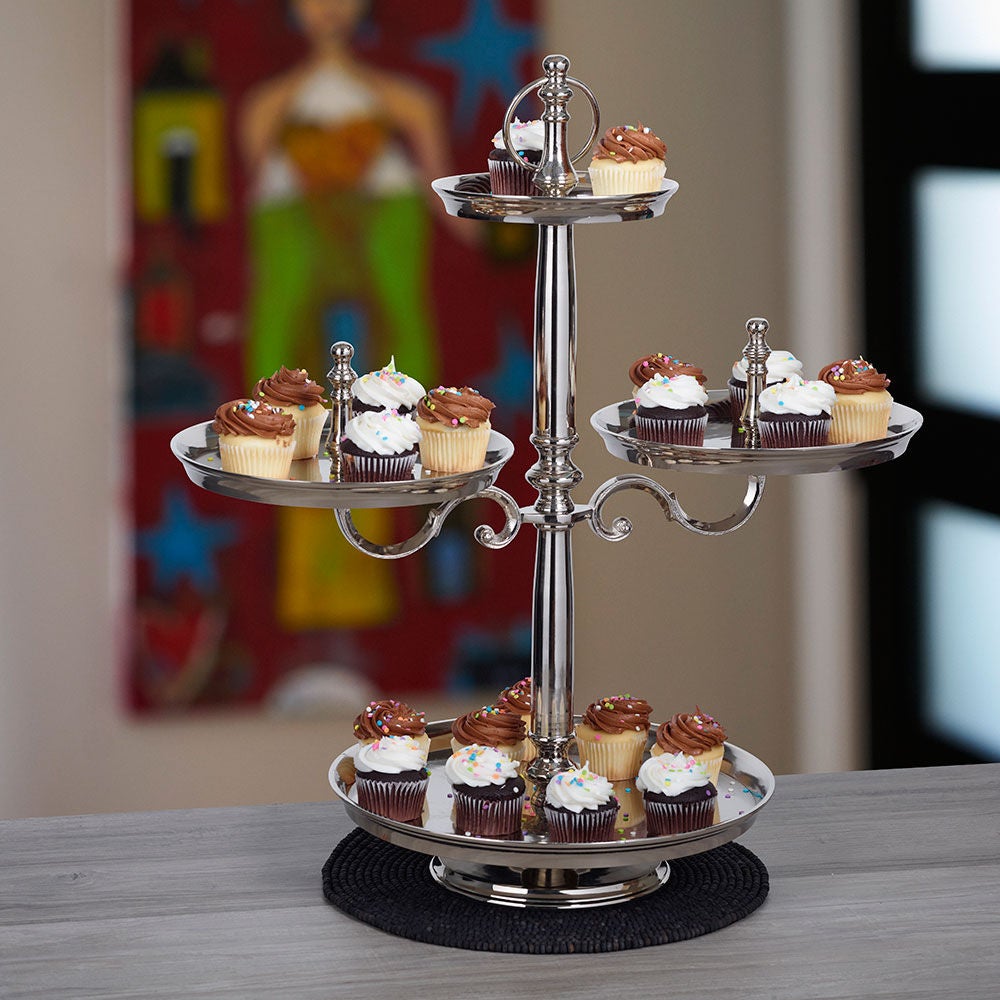 BirdRock Home 4-Tier Cake Stand
