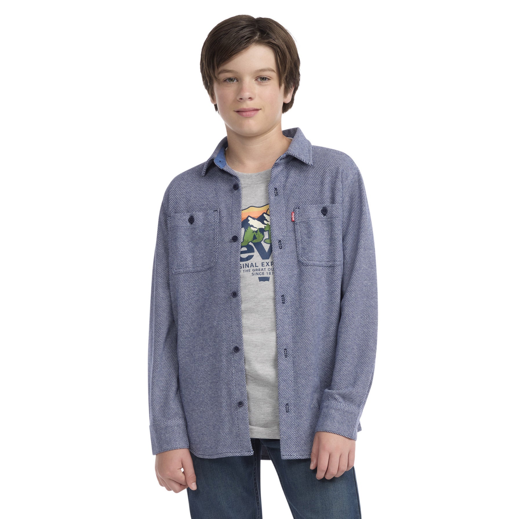 Levi's Youth Twill Long Sleeve Top
