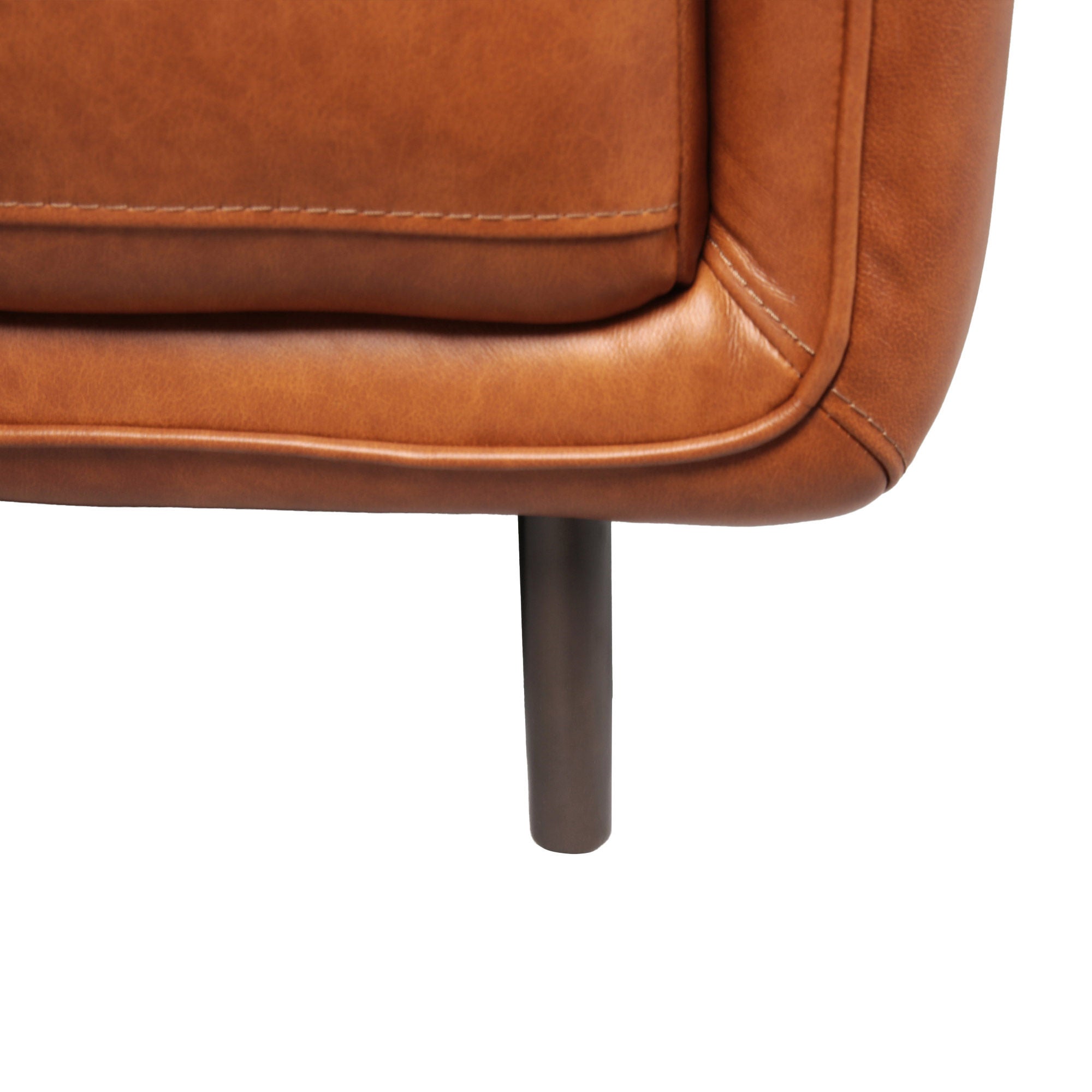 Simone Top Grain Leather Sofa with Matching Chair