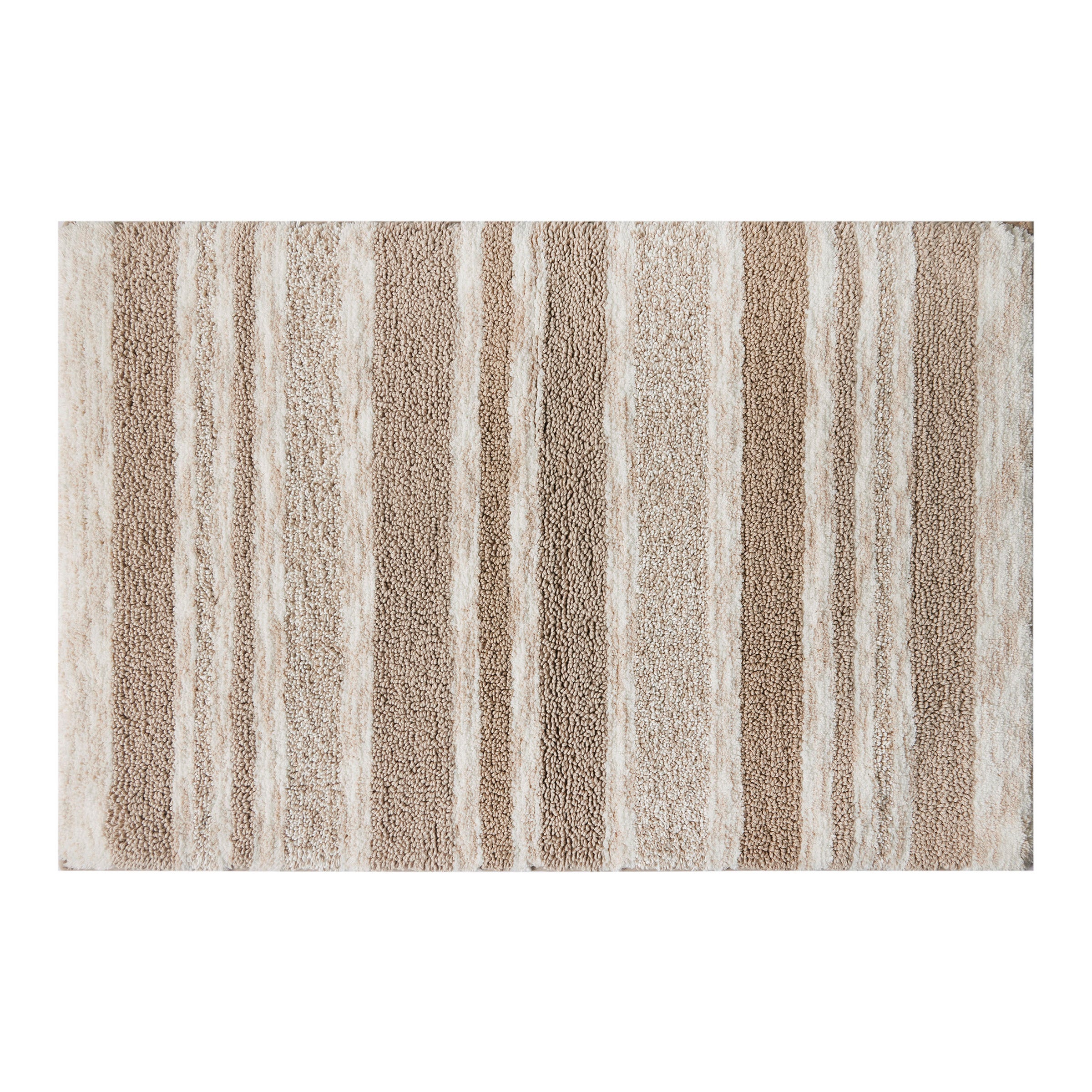 Cotton Stripe Bath Mat