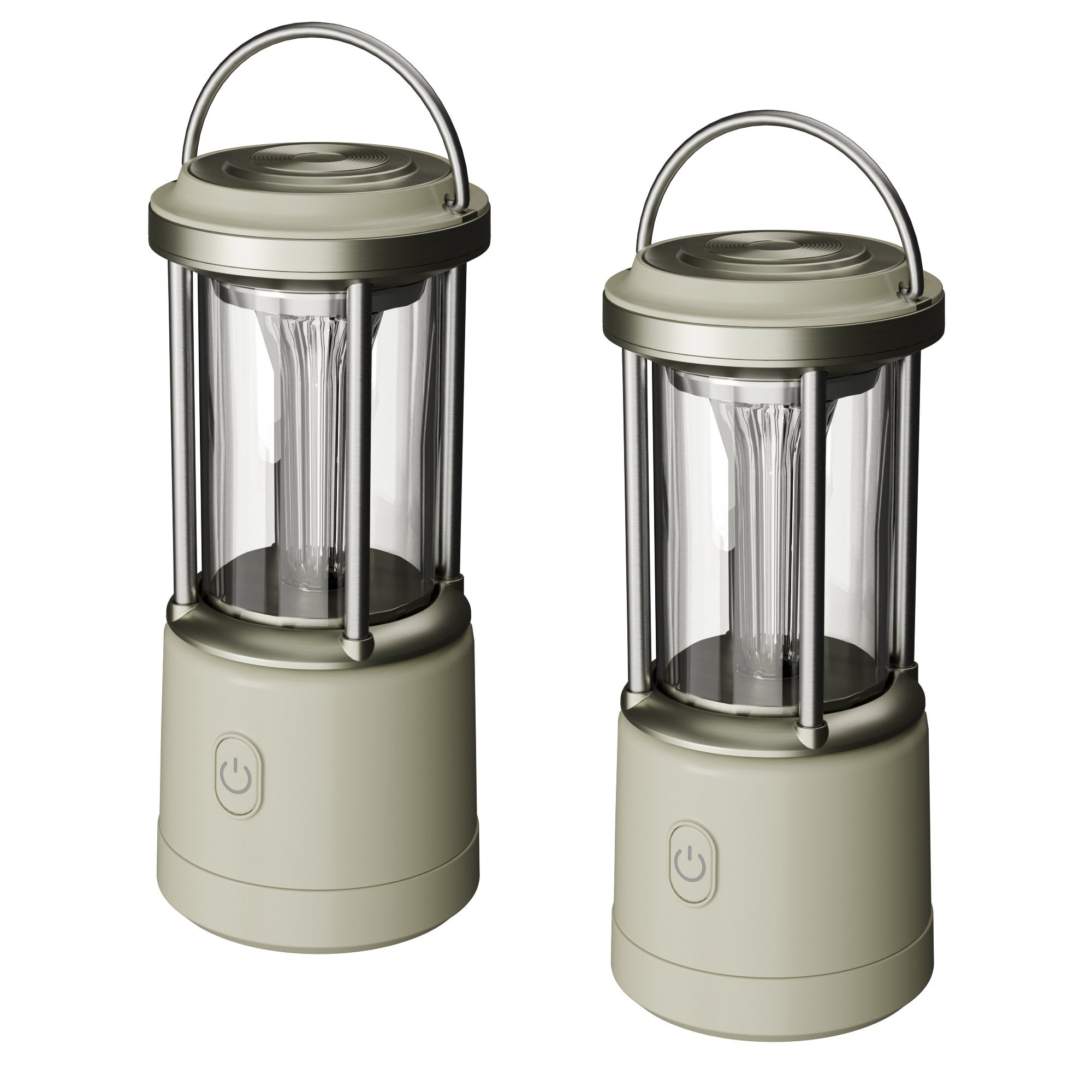 Lepro Battery Powered LED Portable Camping Lantern, 2-pack