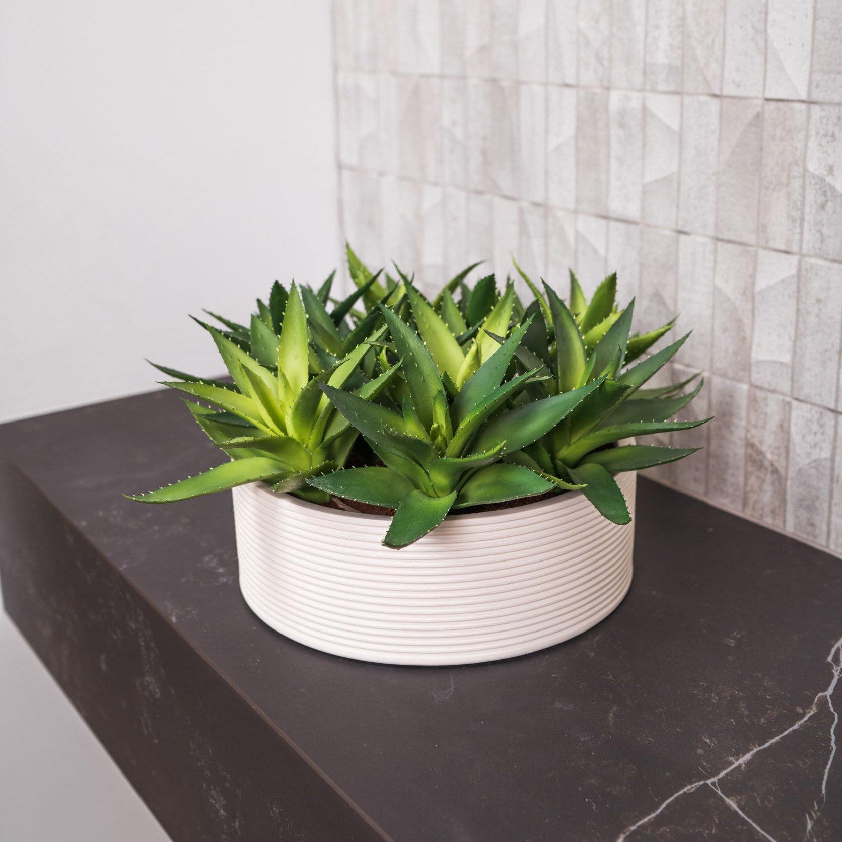Faux Aloe Centerpiece
