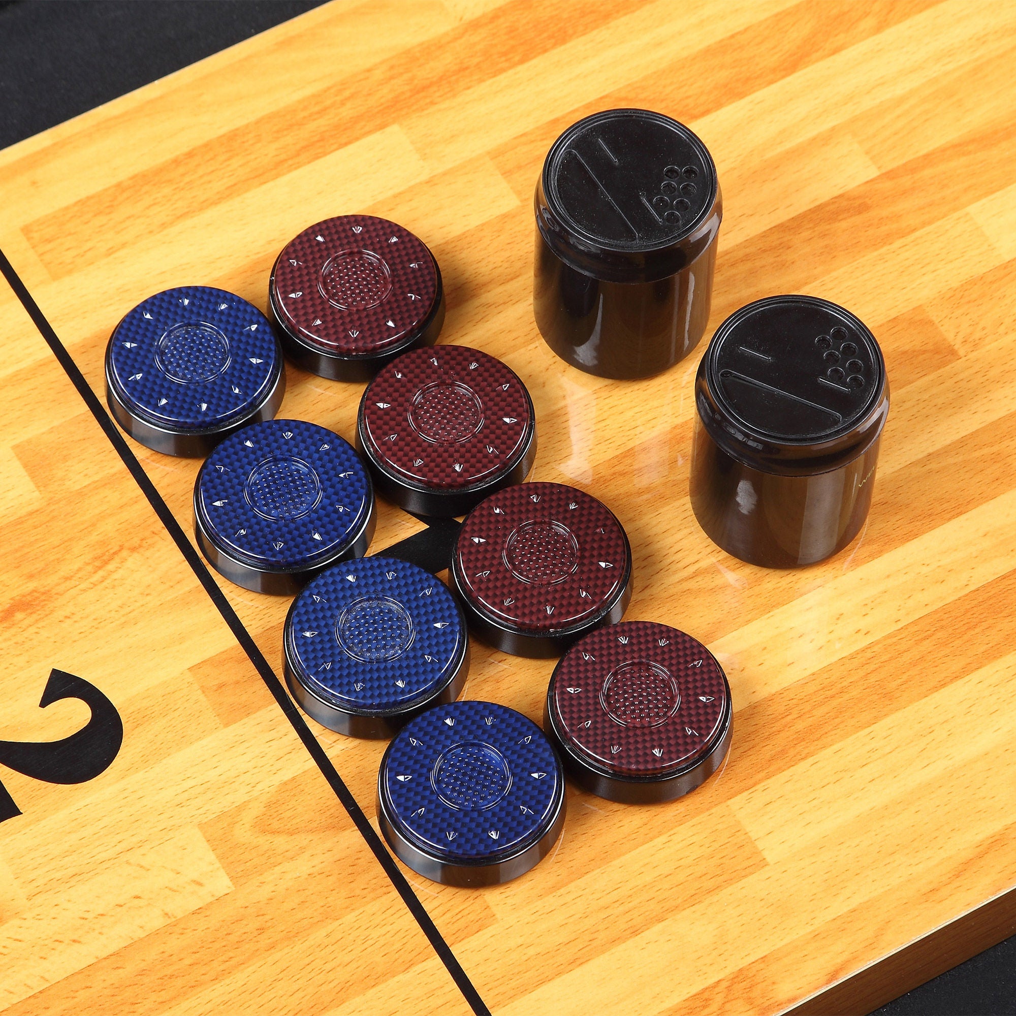 Vintage 9' Shuffleboard Table