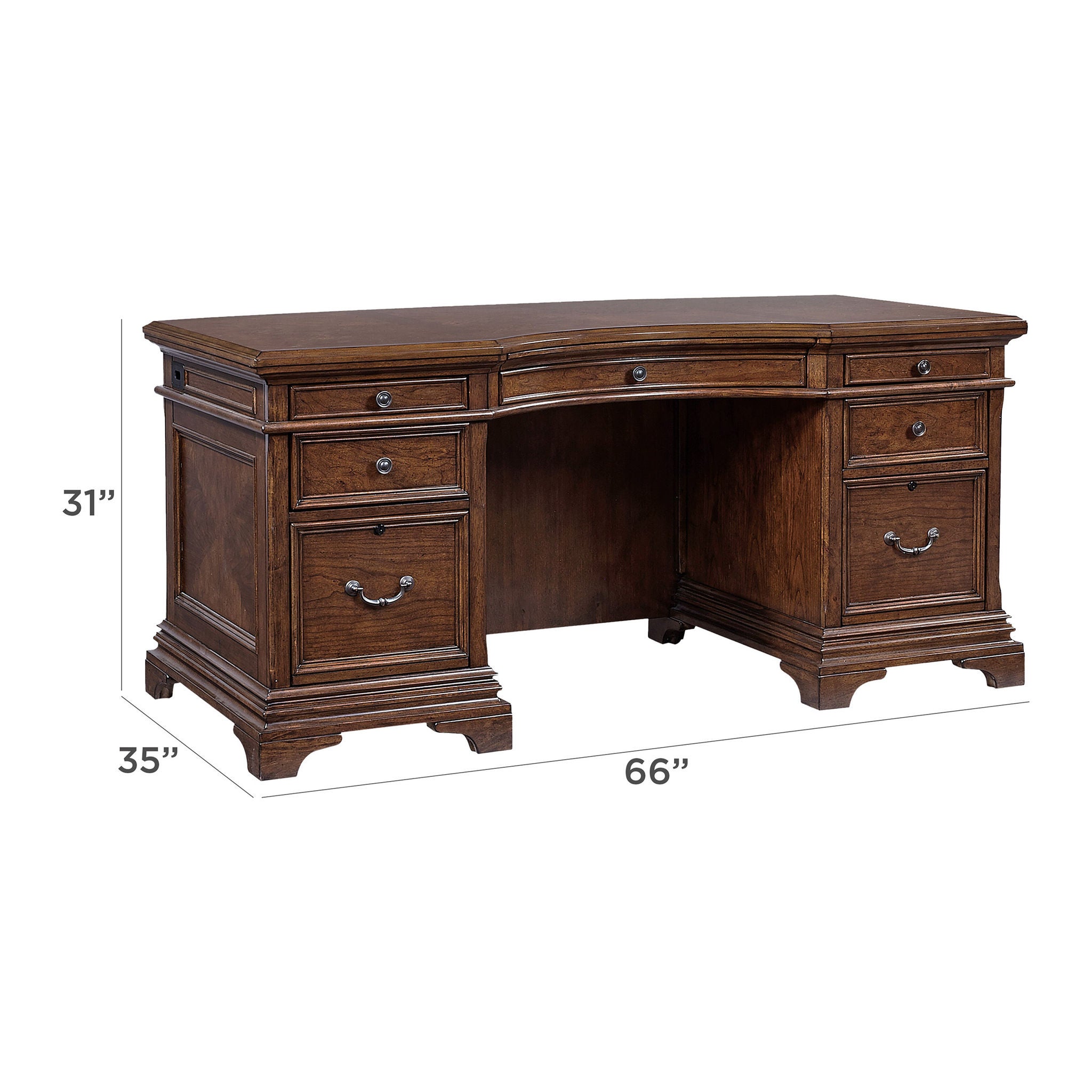 Lewis 66" Executive Desk