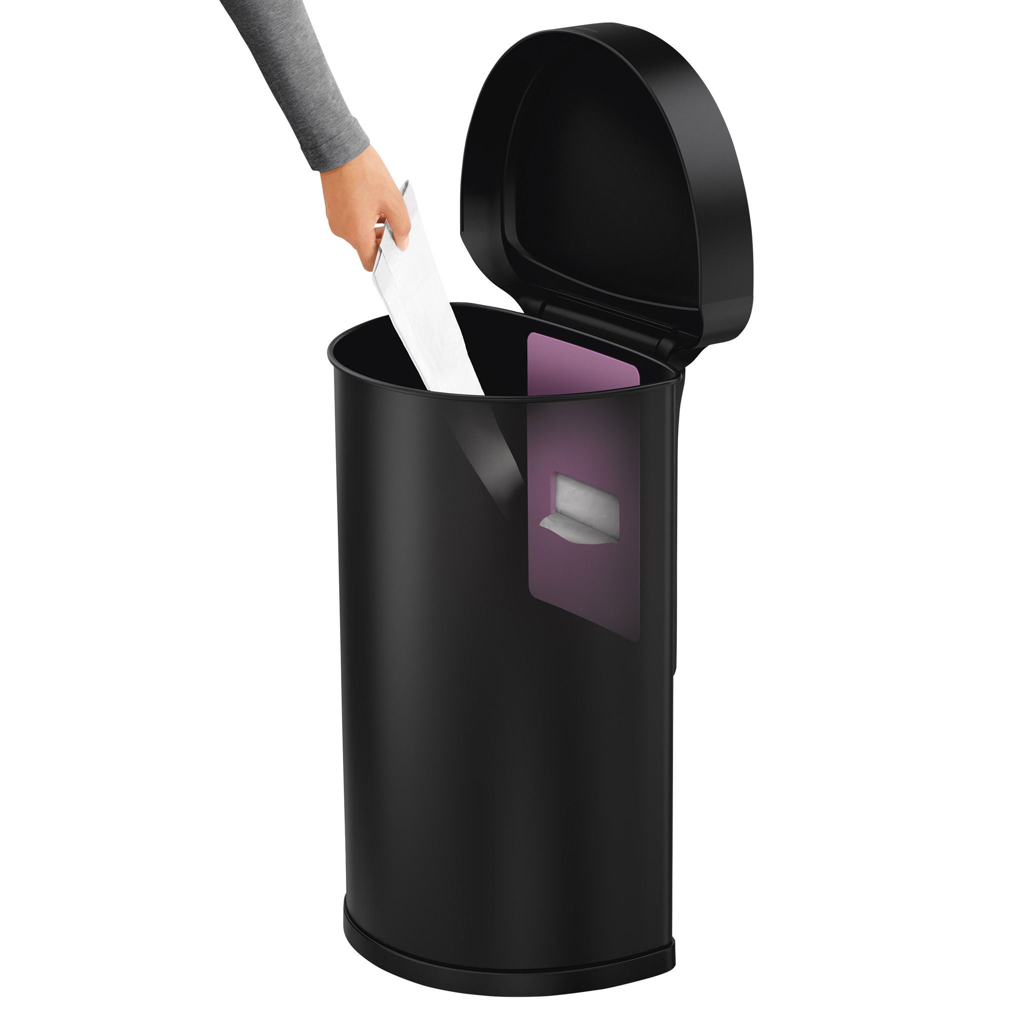 simplehuman 45L Semi Round Sensor Can