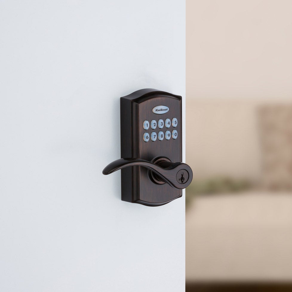 Kwikset 955 SmartCode Electronic Pembroke Lever
