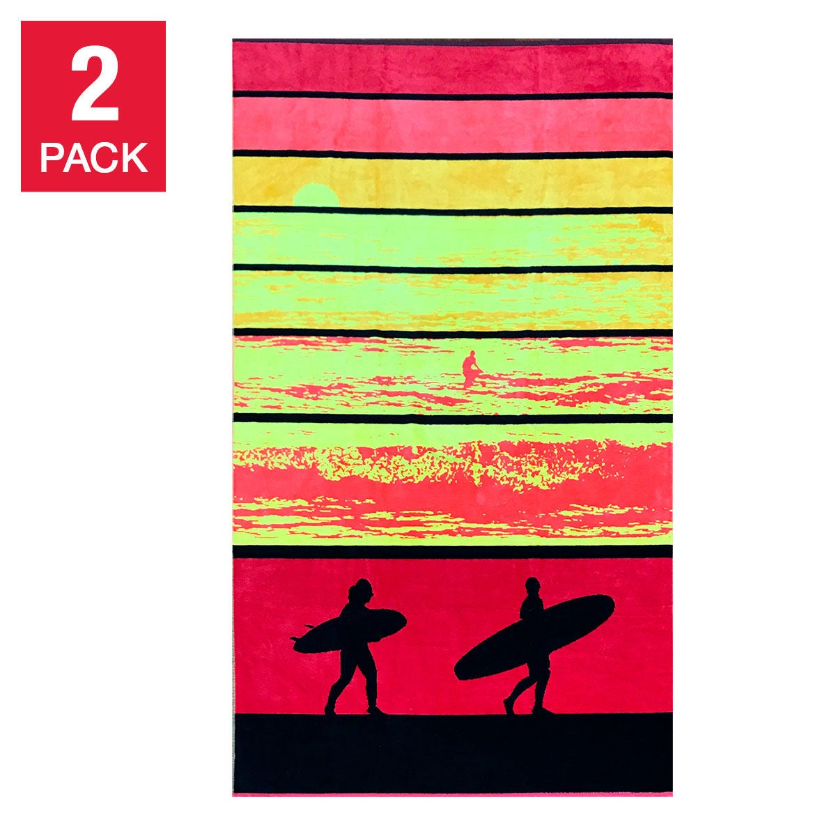 Resort Living Beach Towel, 2-pack