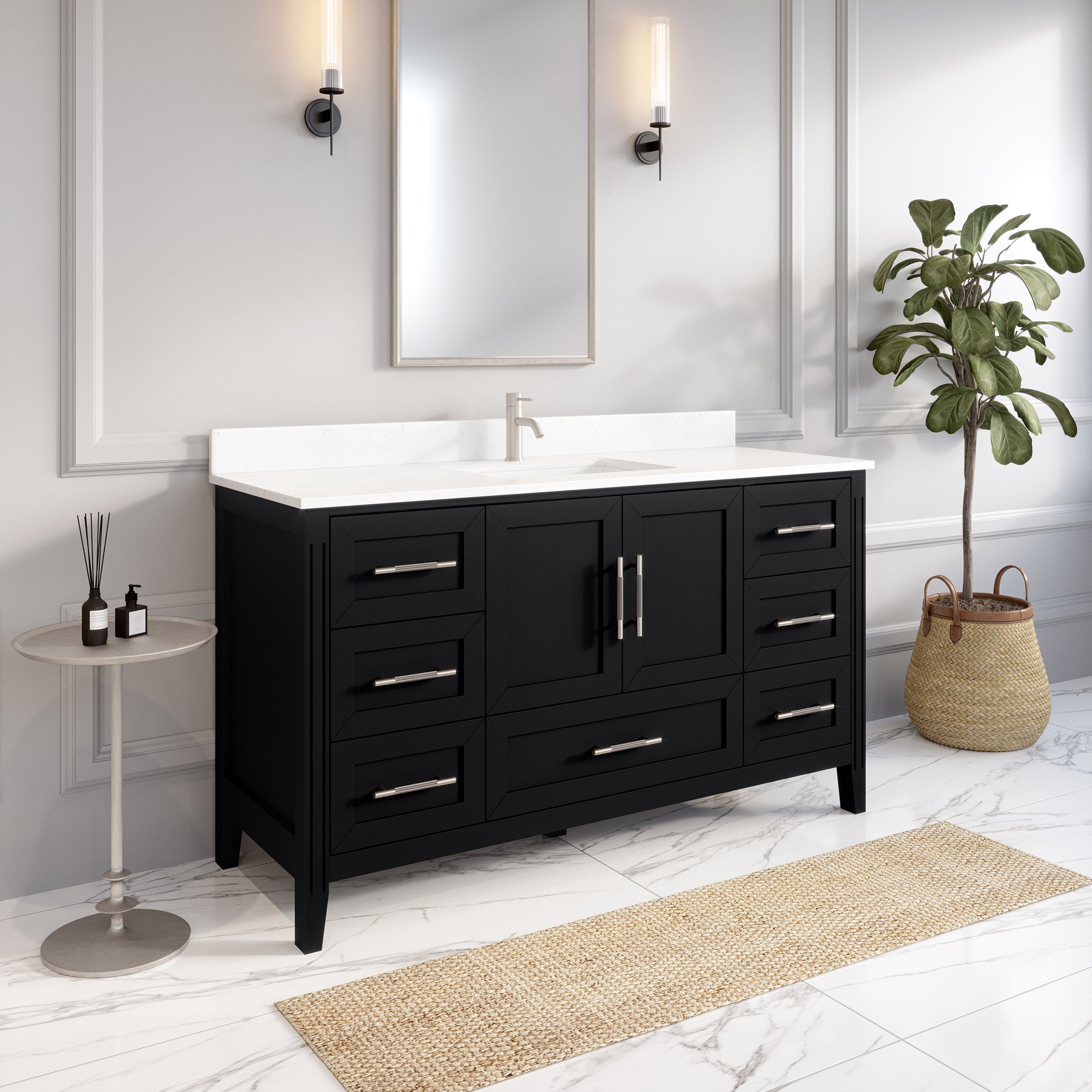 Hudson Black Bath Vanity by Studio Bathe