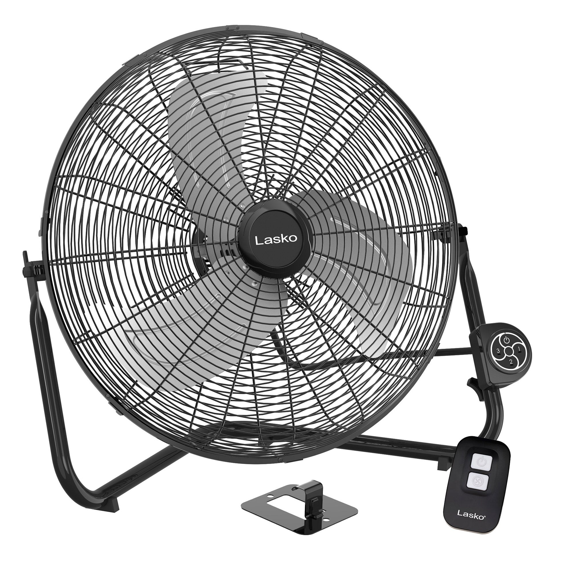 Lasko Commercial High Velocity Floor/Wall-Mount Fan with Remote Control, H20660