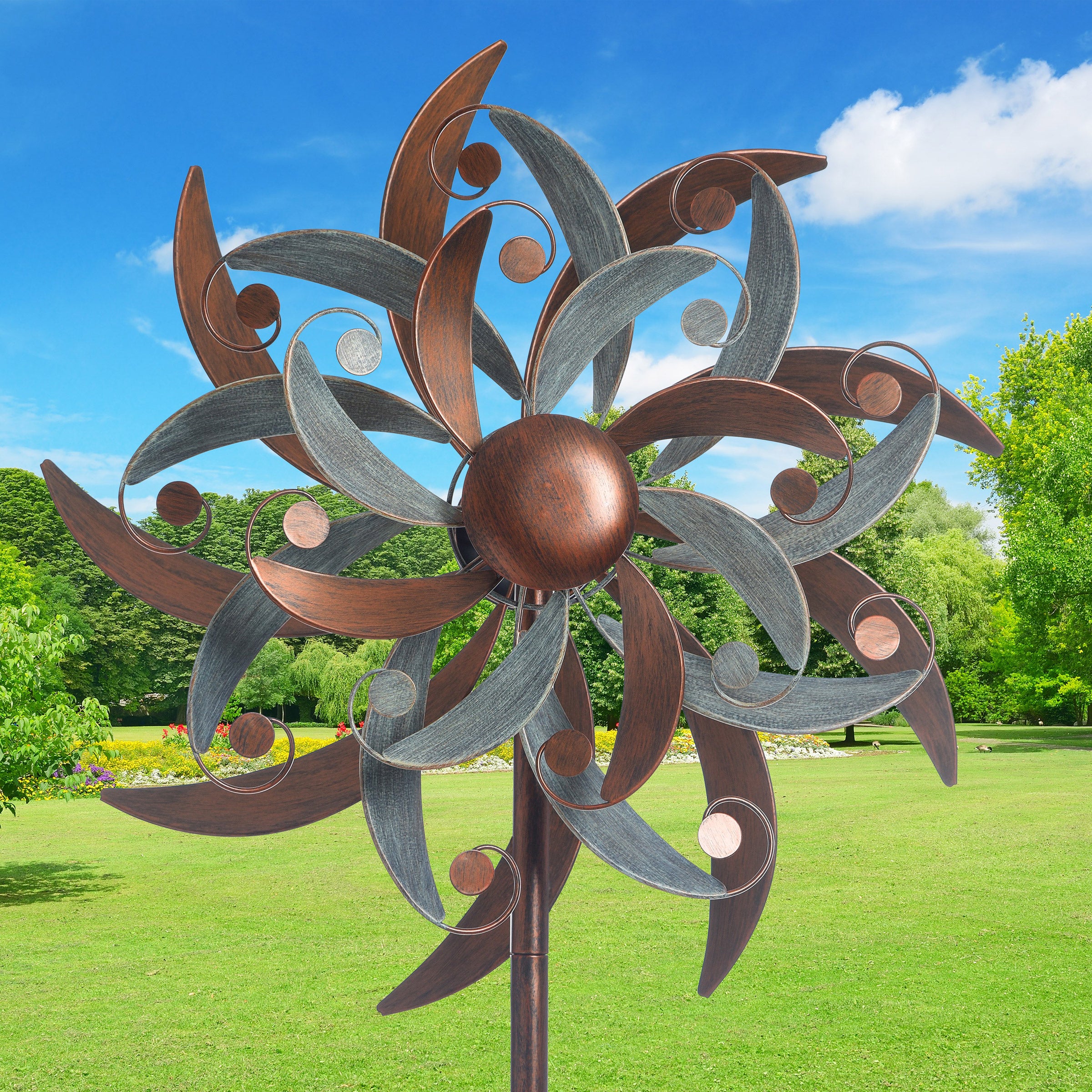 Metal Swirl Wind Spinner