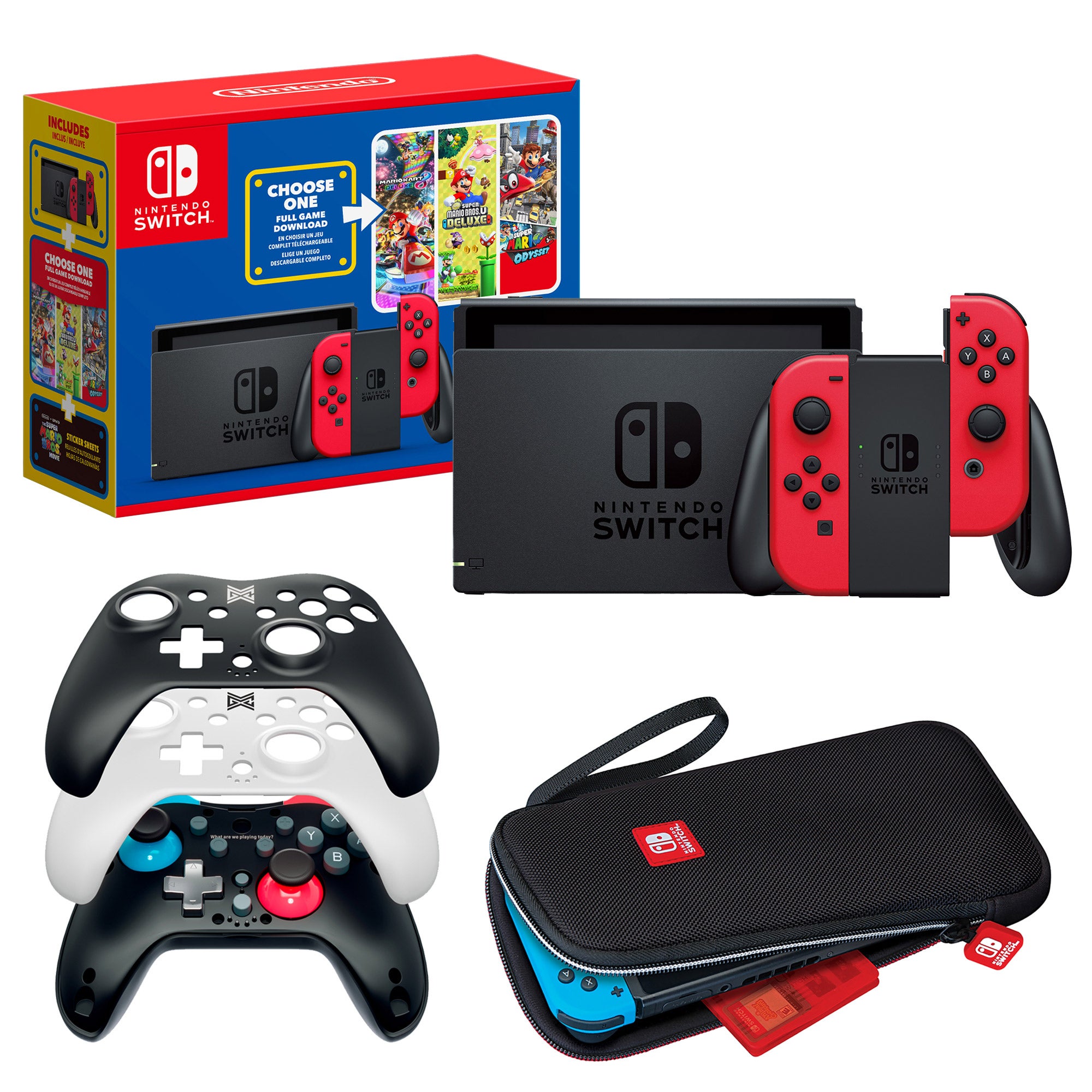 Nintendo Switch Super Mario Choose One Bundle