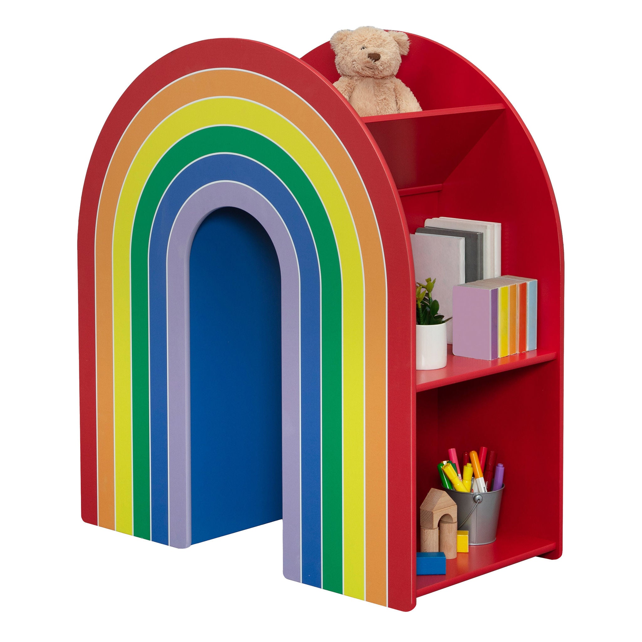 Delta Children Rainbow Bookcase