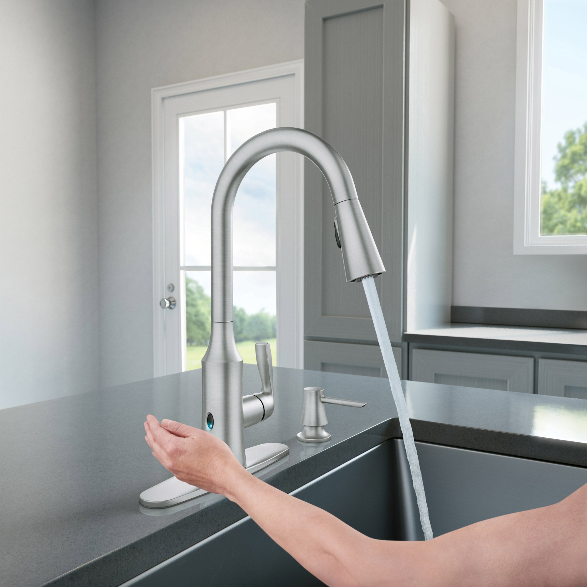 Moen Cadia Pull-down Kitchen Faucet