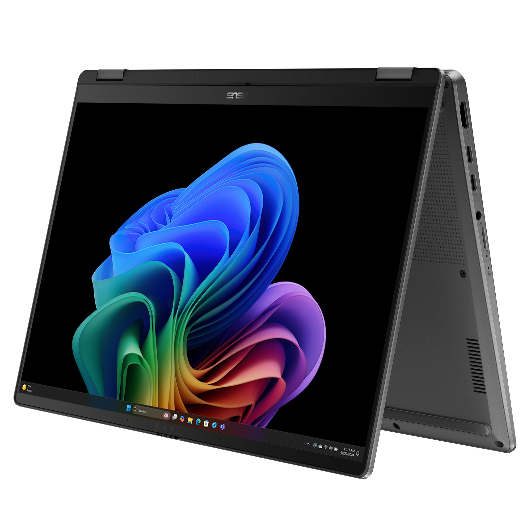 ASUS Vivobook 14" OLED Flip Laptop - Intel Core Ultra 7 Series 2 Processor - Copilot+ PC - Full HD OLED Touchscreen (1920x1200) - 1TB SSD - Windows 11 Home.