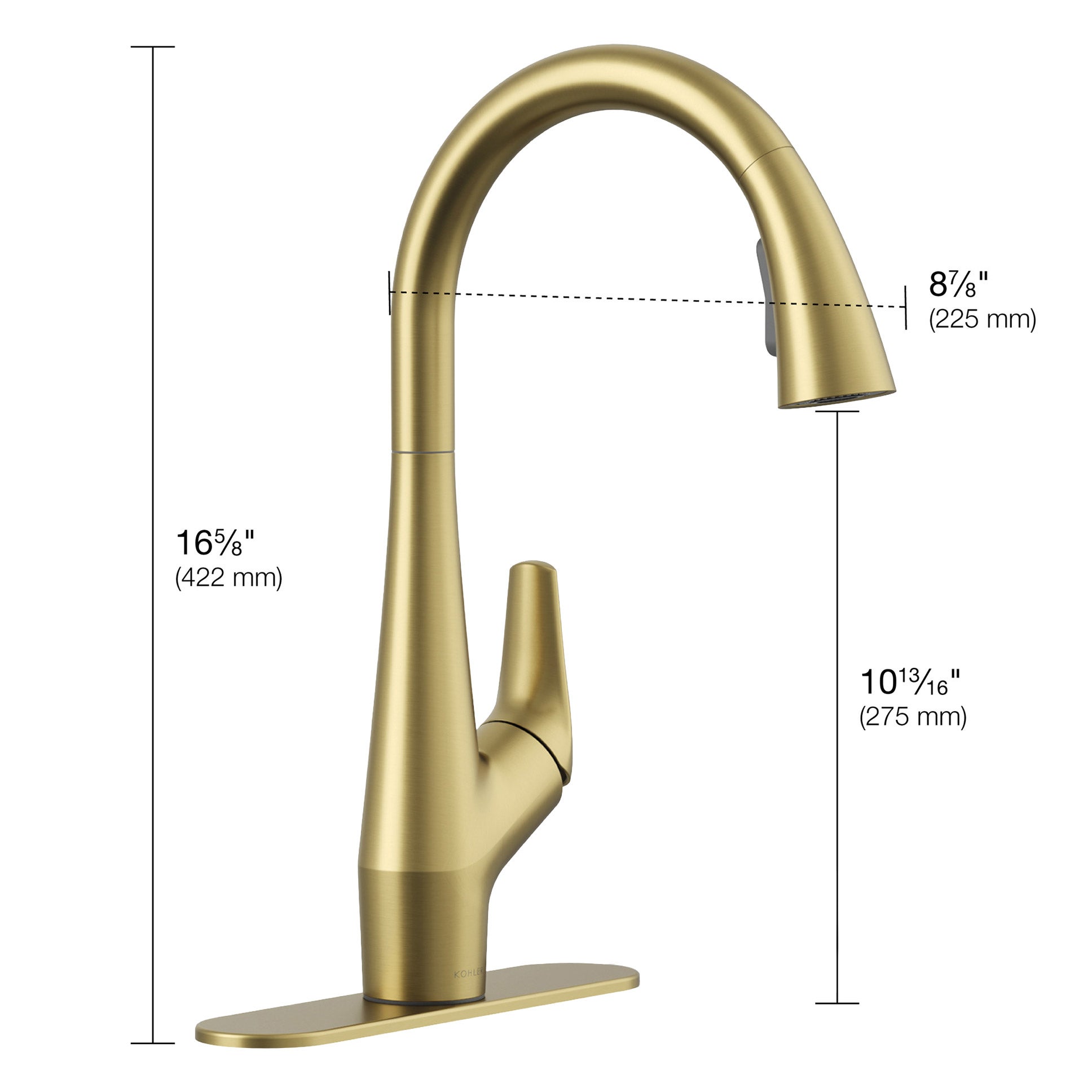 Kohler Lir Pull-down Kitchen Faucet