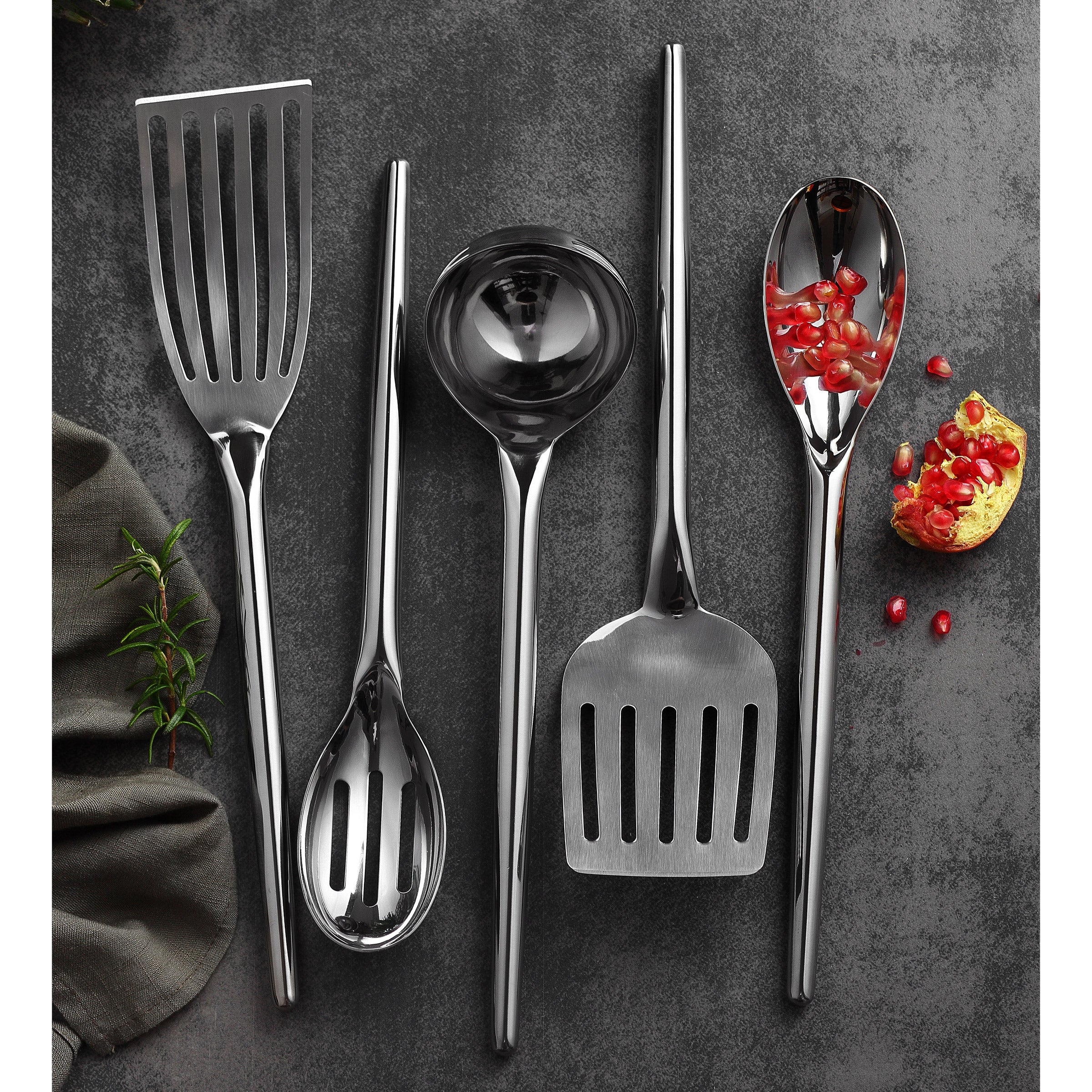 MIU 5-piece Stainless Steel Kitchen Utensil Set