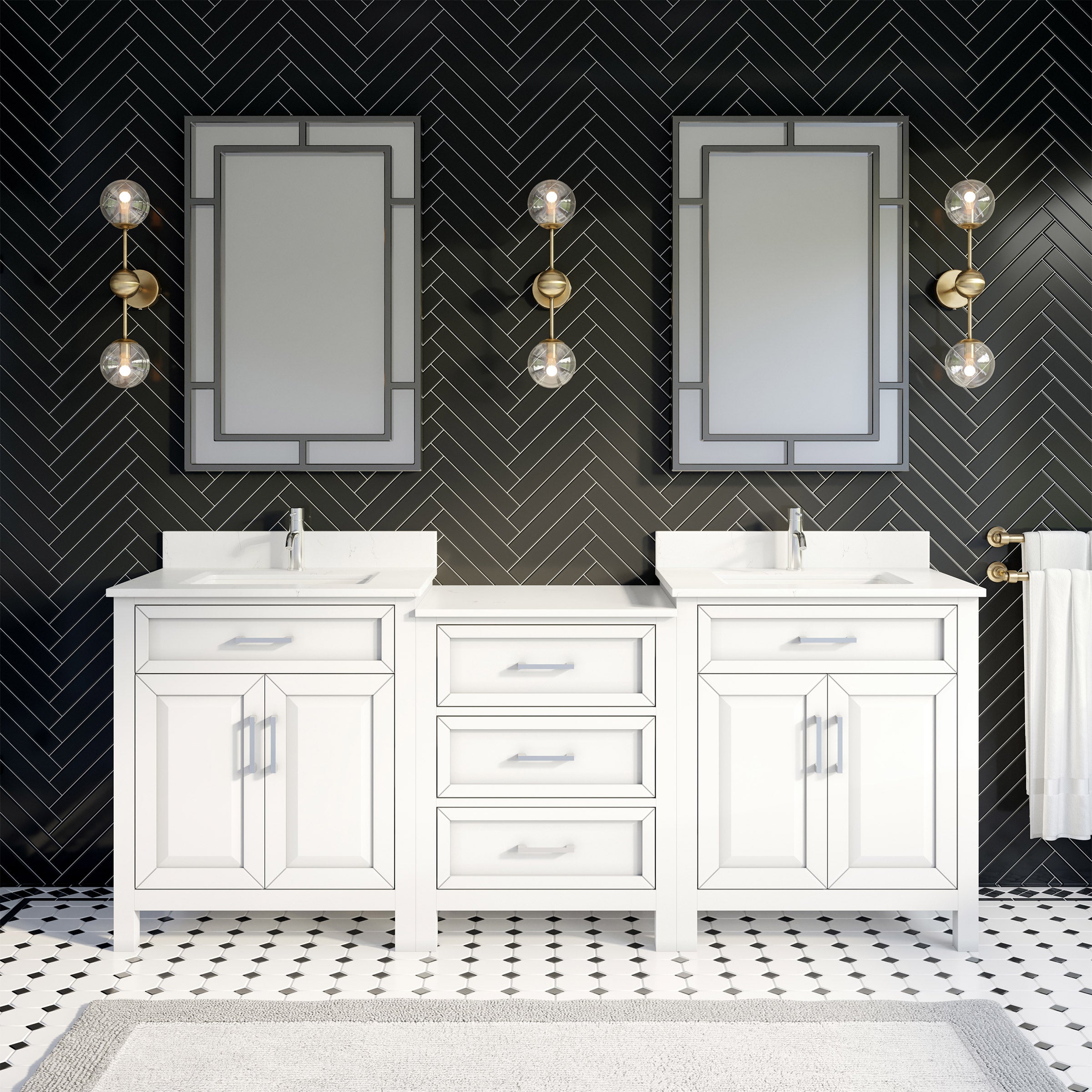 Thomson Bath Vanity by Studio Bathe in White