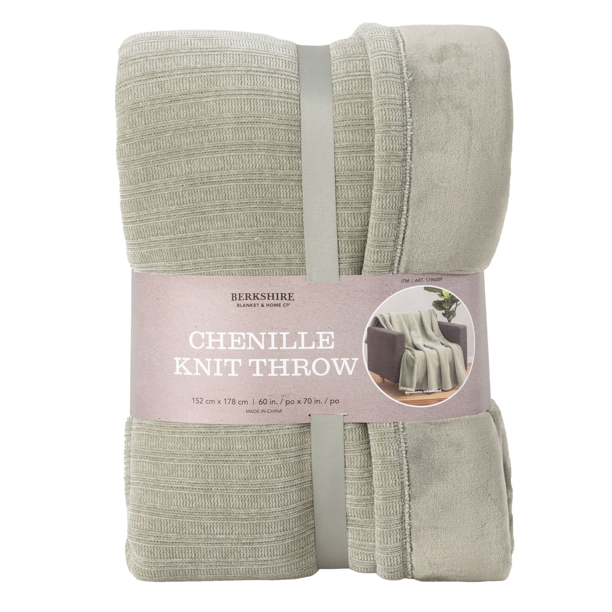 Berkshire Chenille Knit Throw