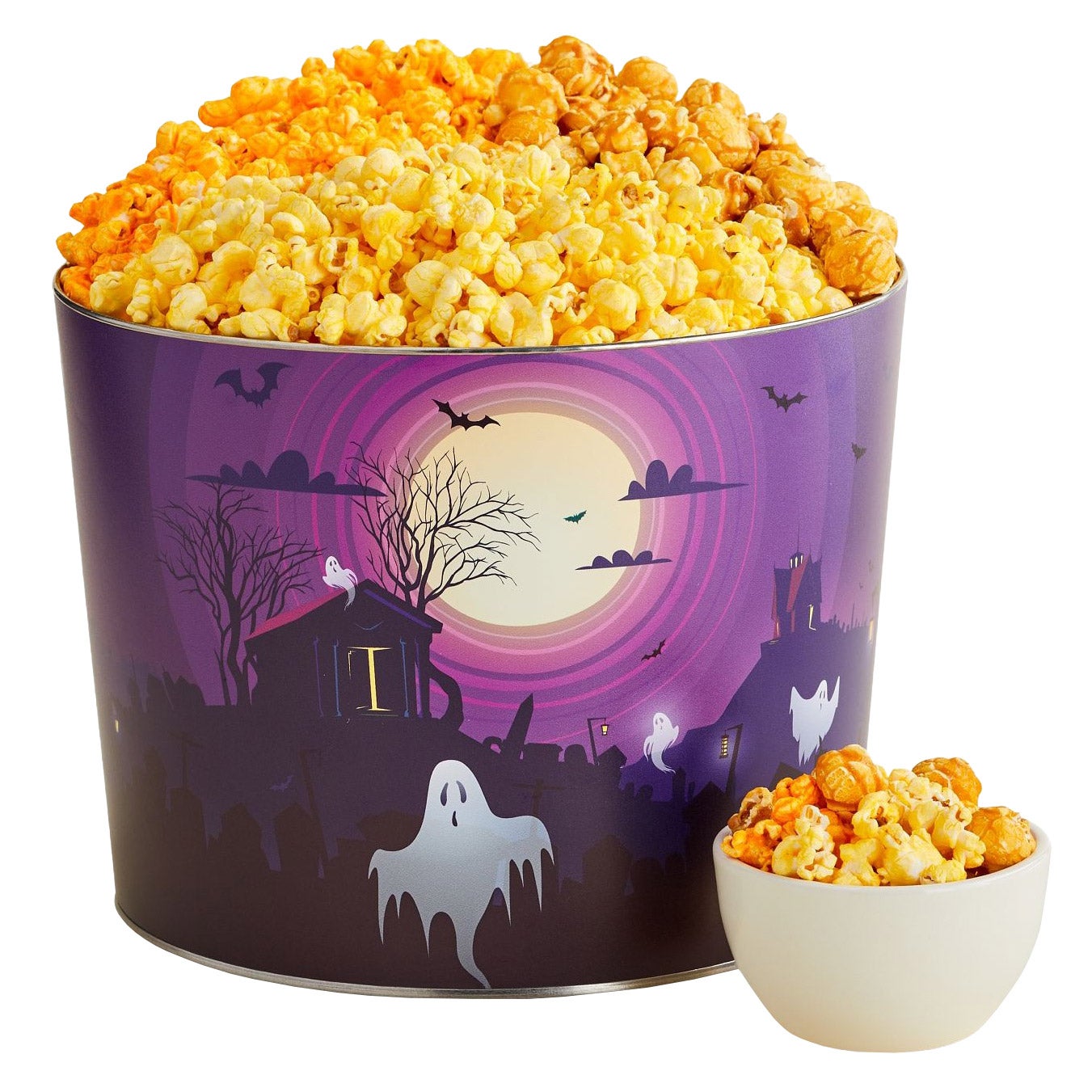 The Popcorn Factory 2 Gallon Trick or Treat Halloween Tin