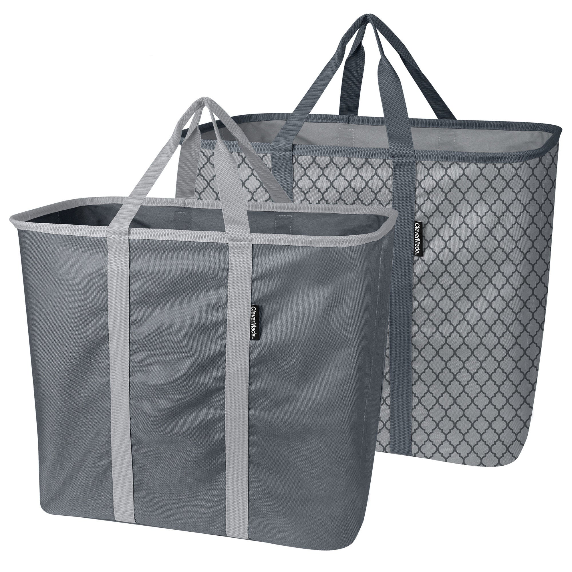 Clevermade 2-pack Snap Up Laundry Tote