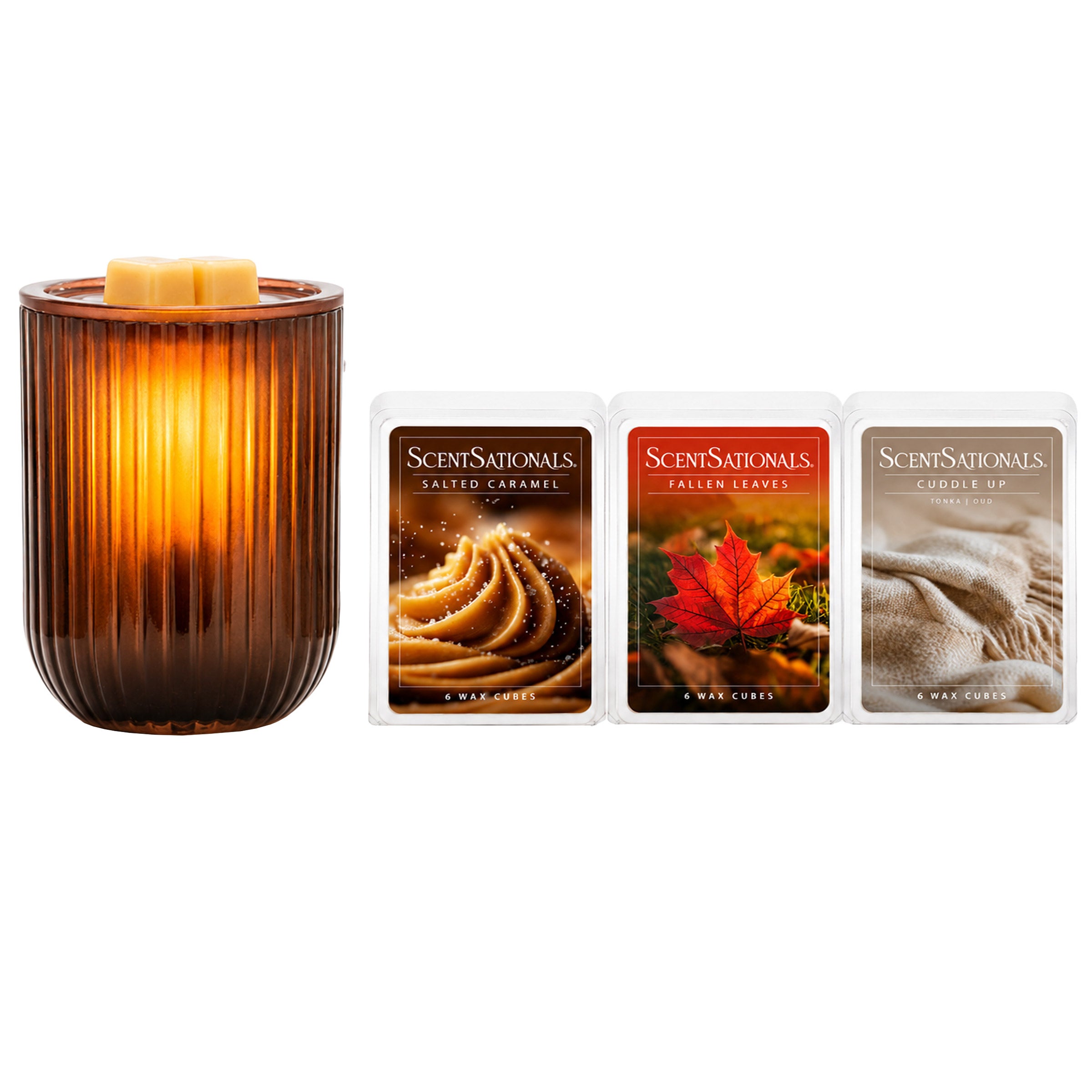 ScentSationals Bryn Wax Warmer with scented Wax, 4-piece