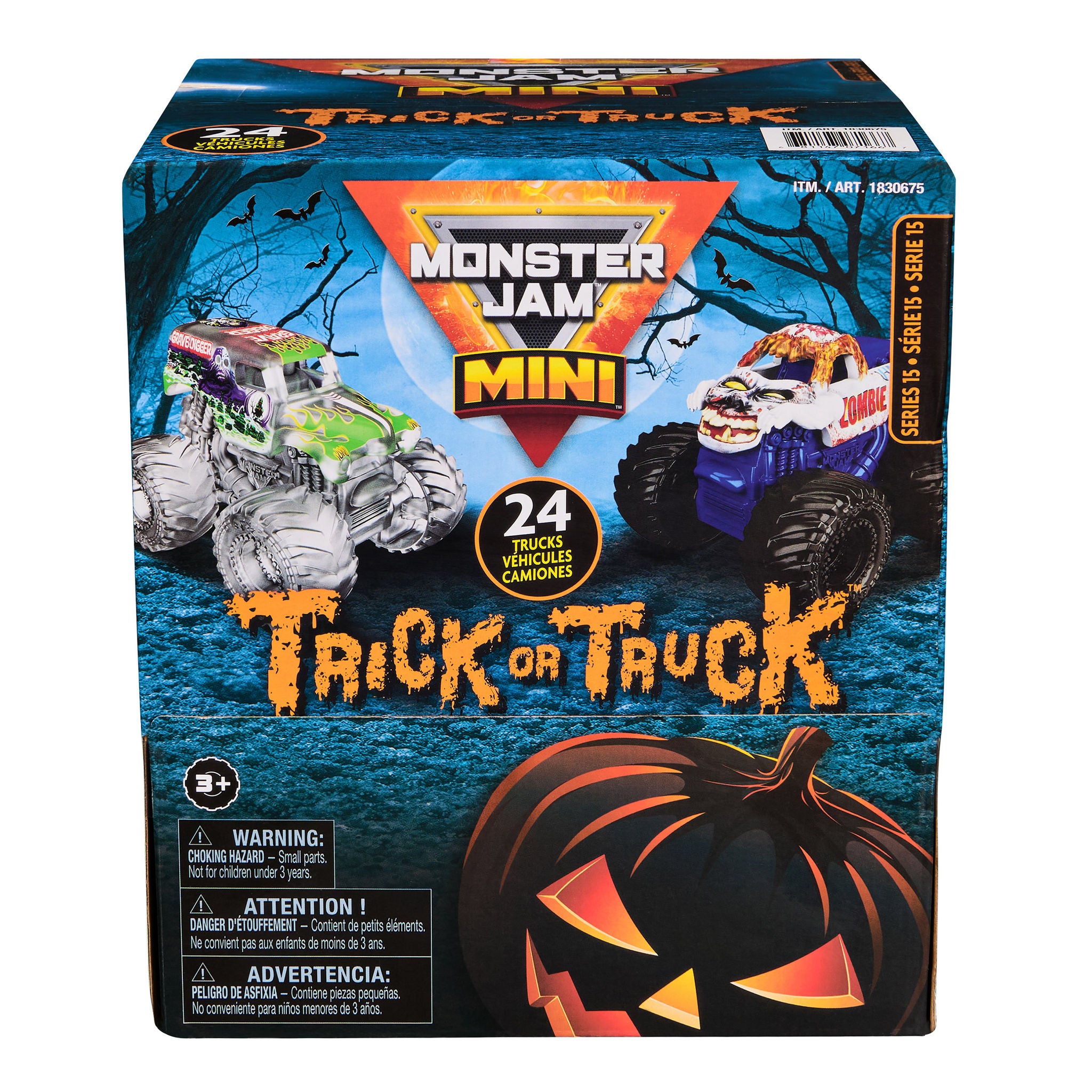 Monster Jam Minis Trick-or-Truck Mystery Bags, 24-Pack