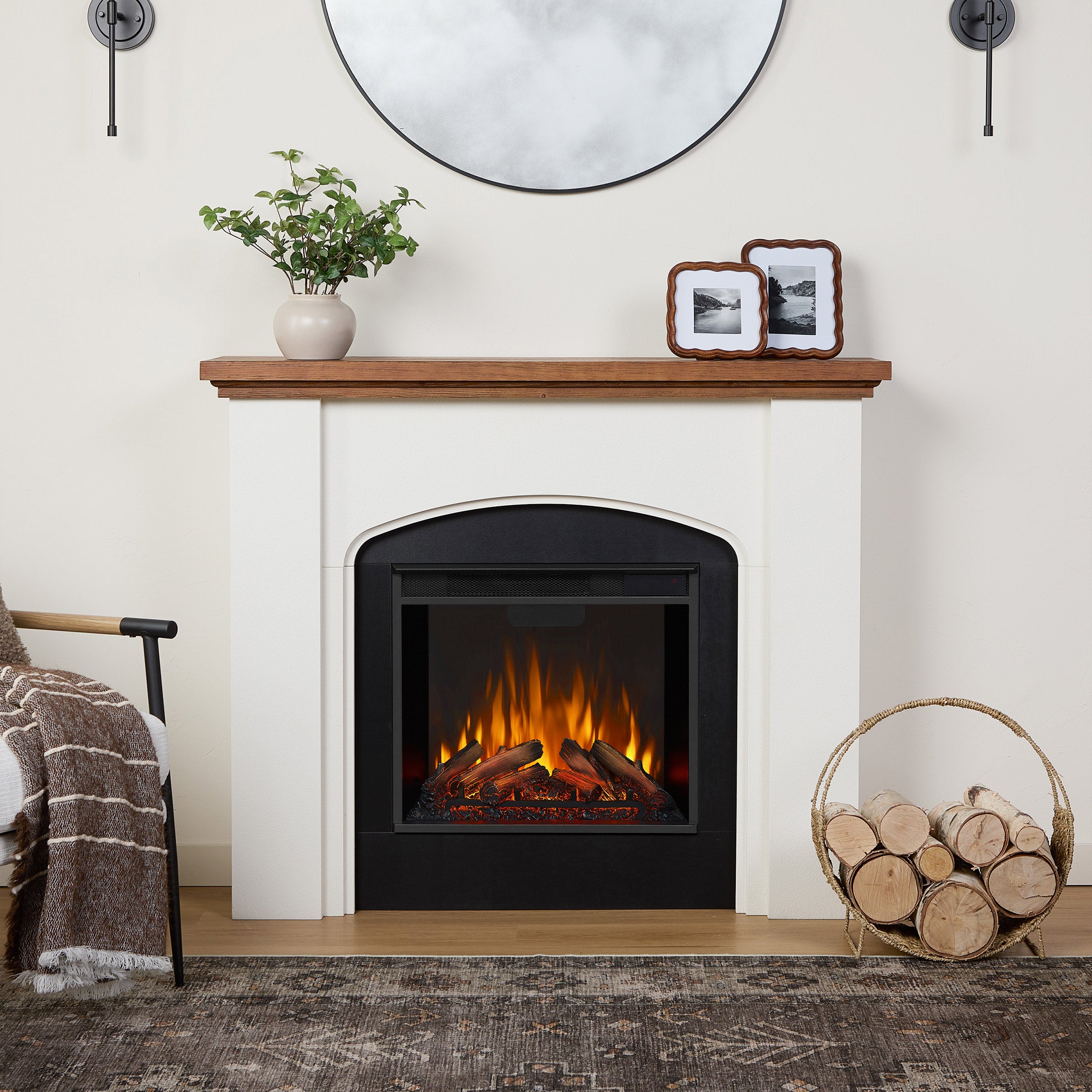 RealFlame Celine 49" Fireplace with Reversible Surround